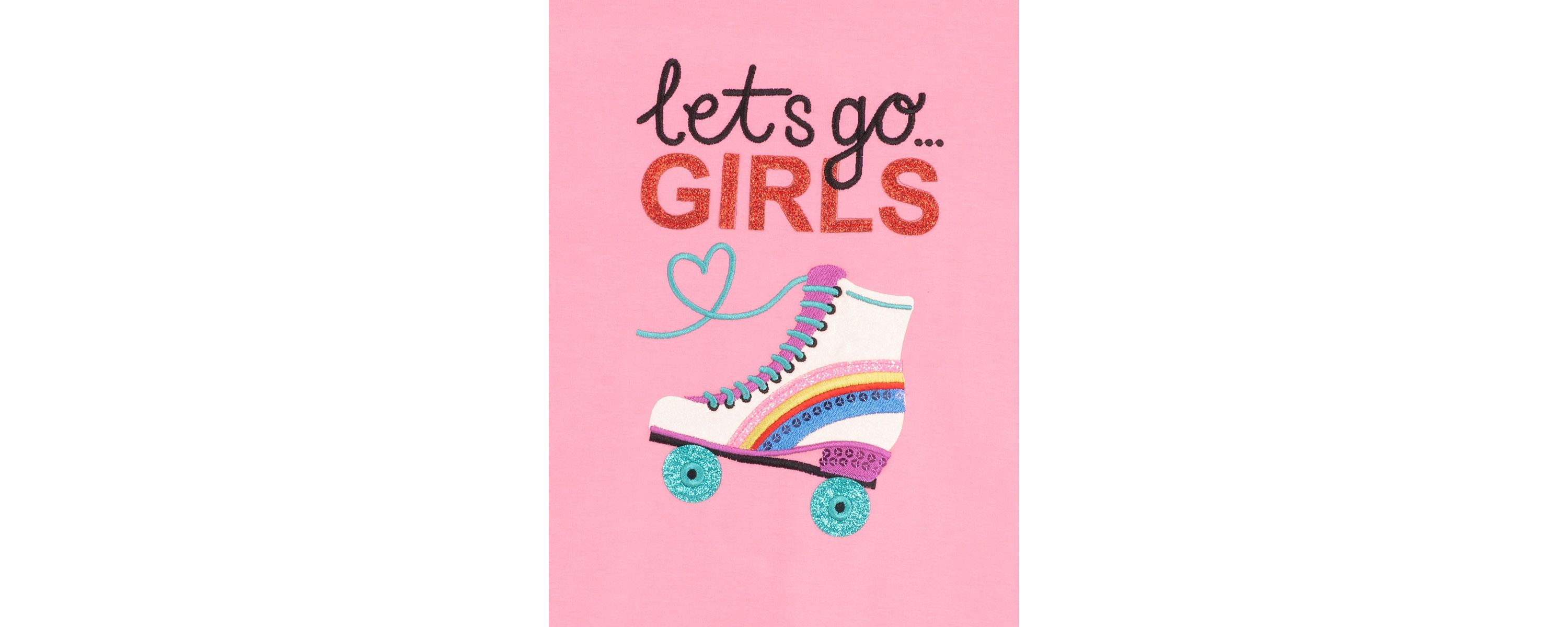 Girls 7-16 Long Sleeve Skate Graphic T-Shirt 