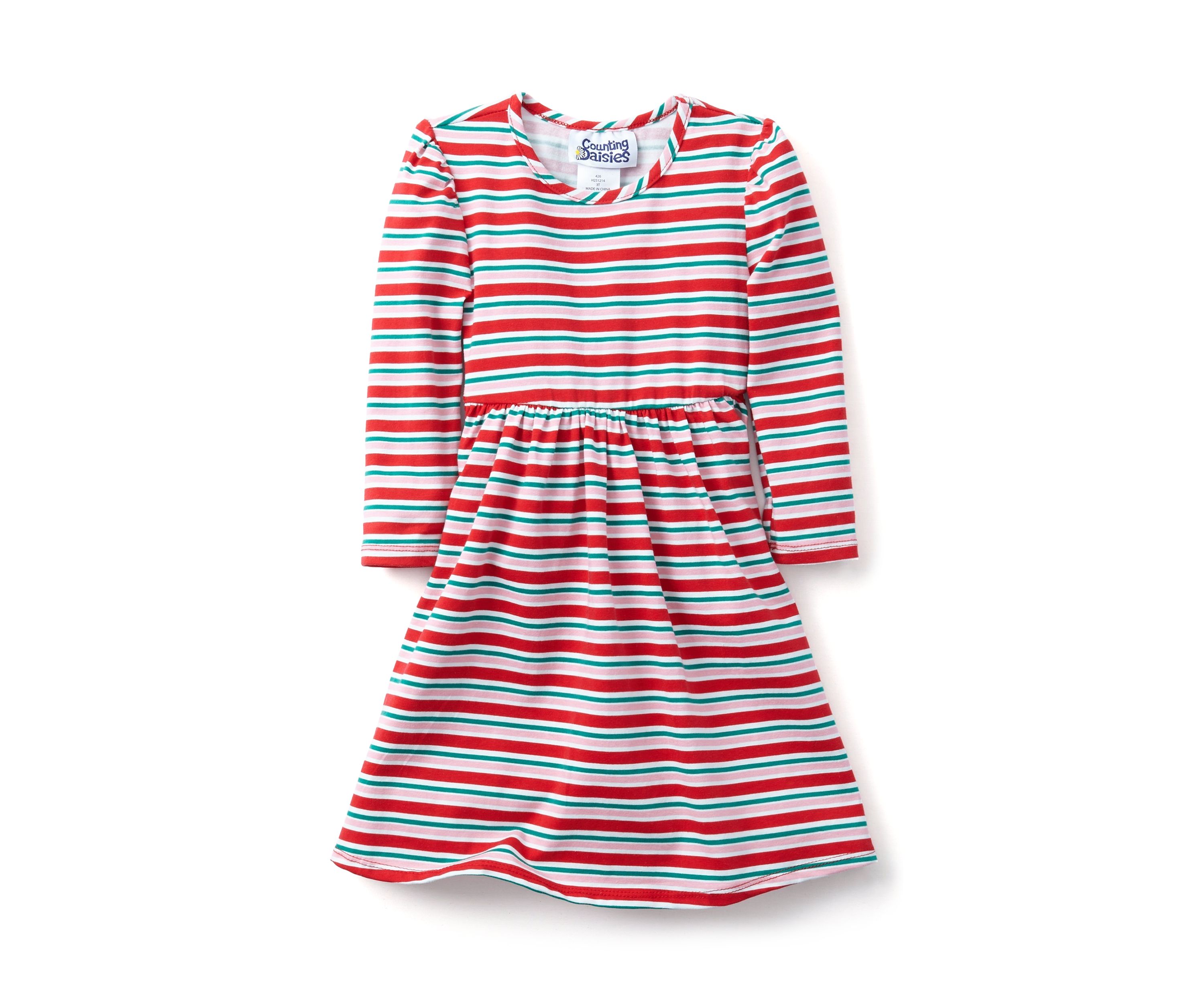 Girls 4-6x Striped Dress