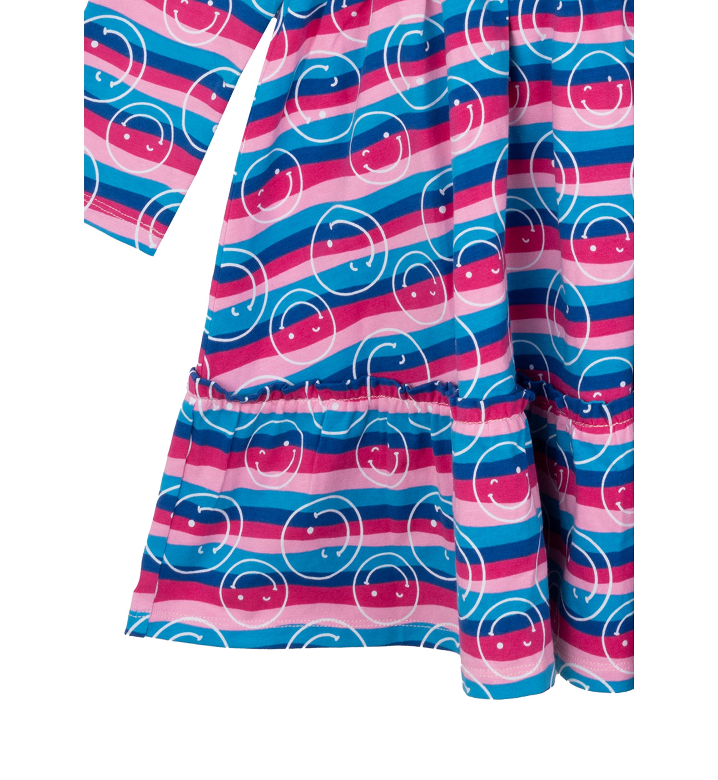 Girls 4-6x Stripe Smile Dress
