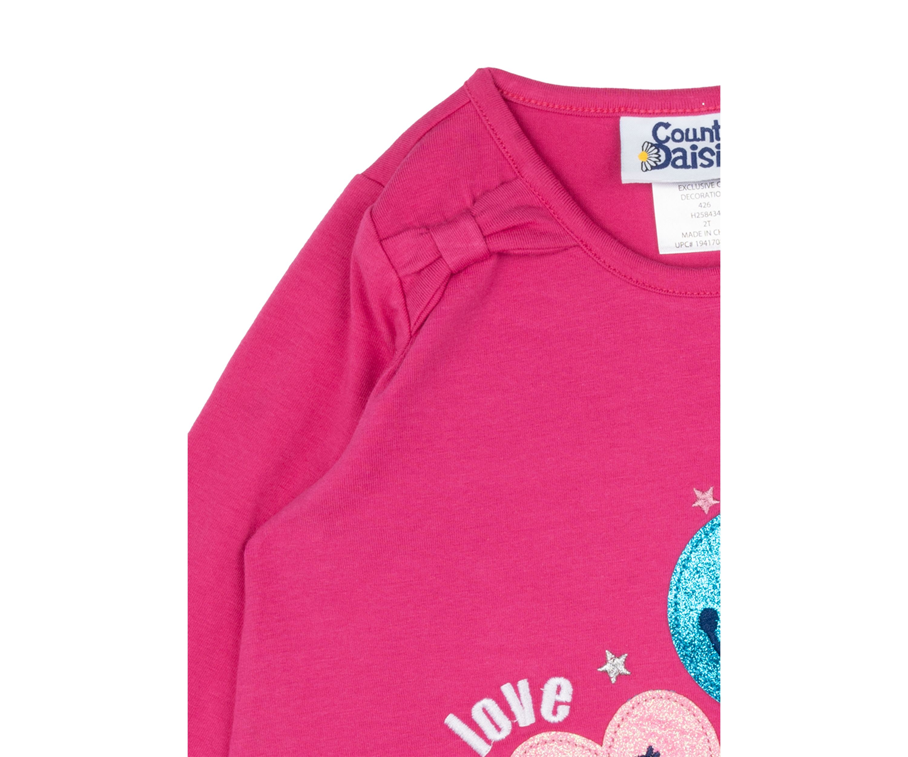 Girls 4-6x All Smiles Appliqué Top