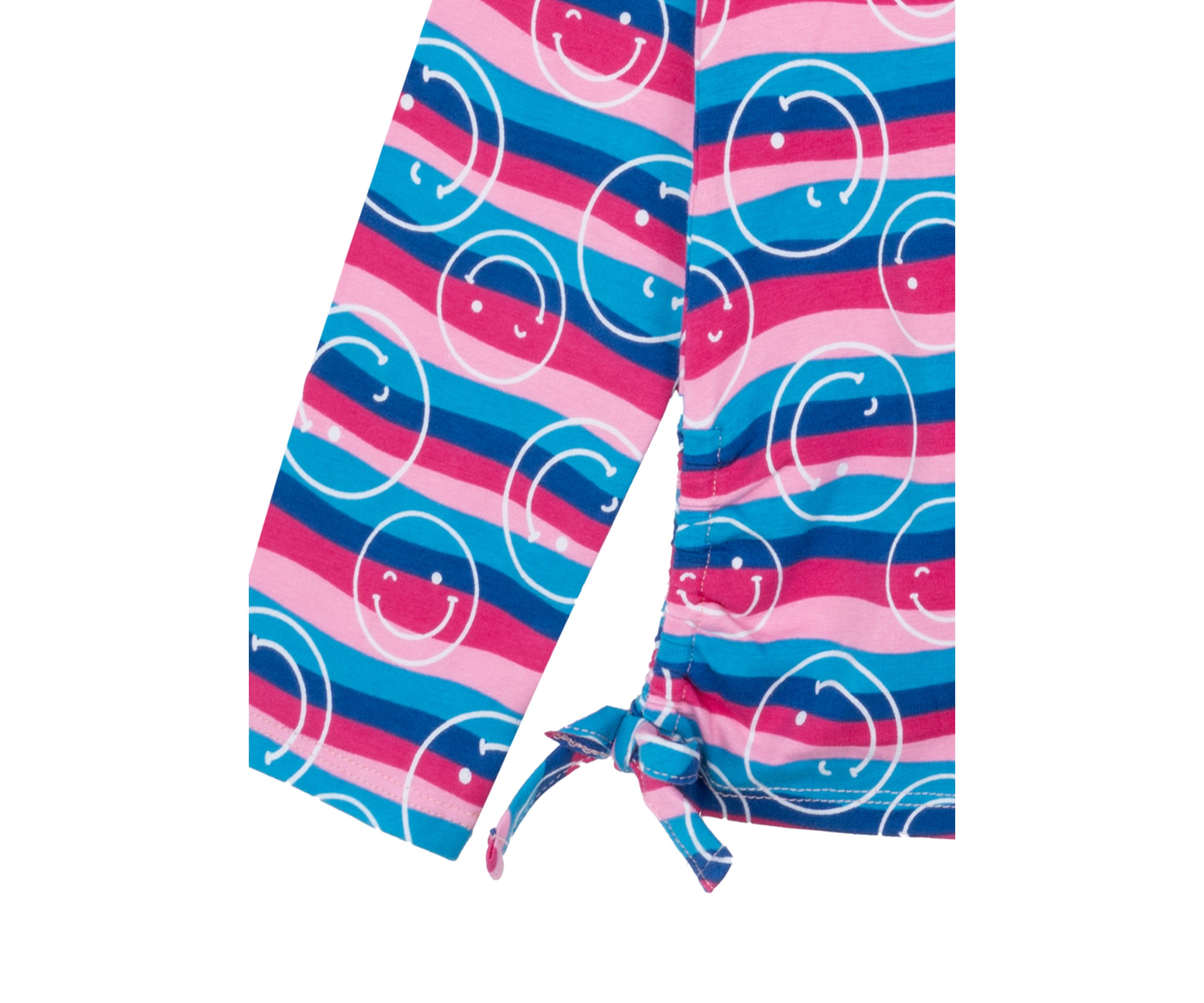 Girls 4-6x Stripe Smile T-Shirt