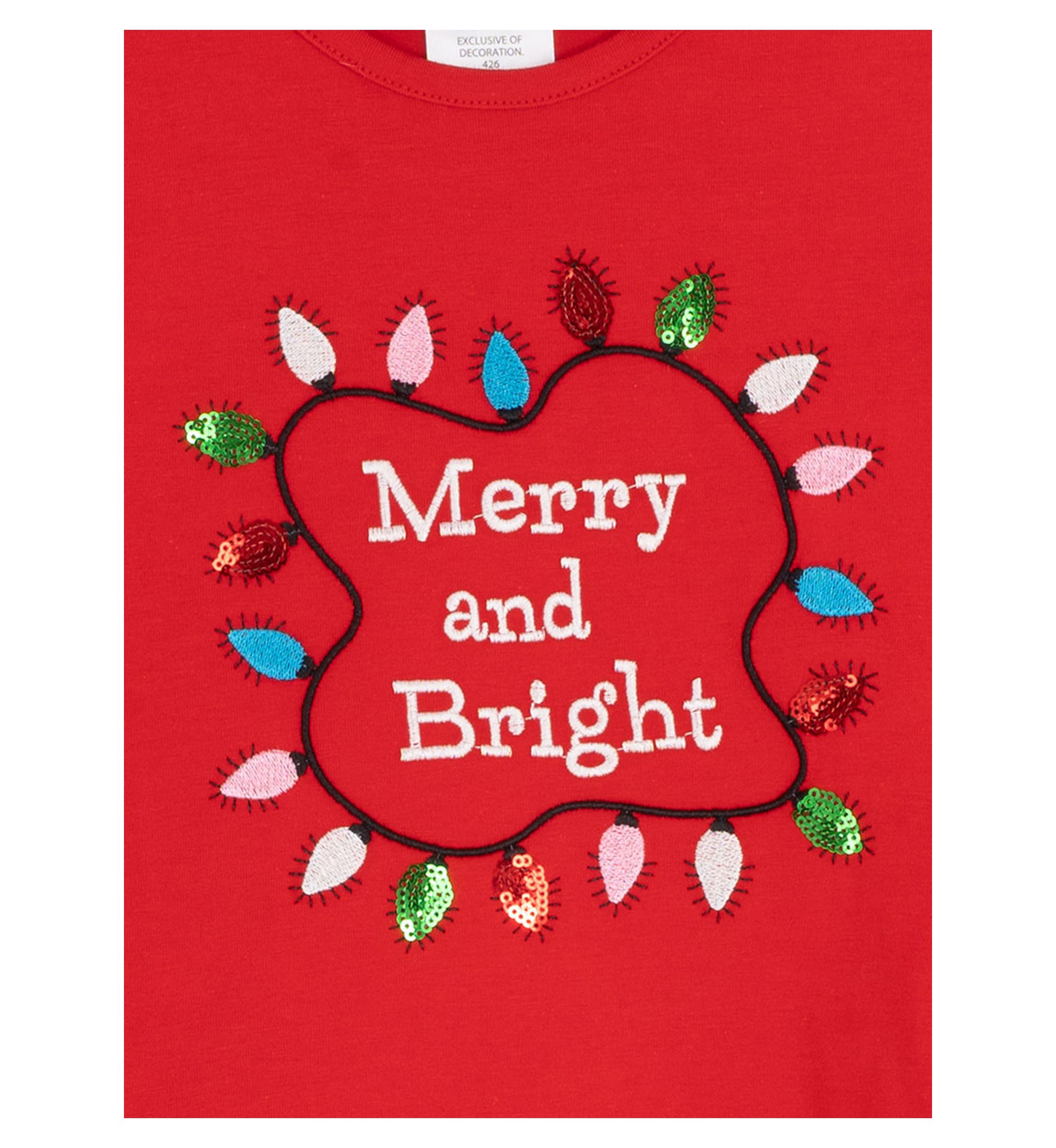 Girls 4-6x  Merry and Bright Top 
