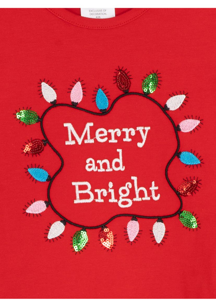 Girls 4-6x  Merry and Bright Top 