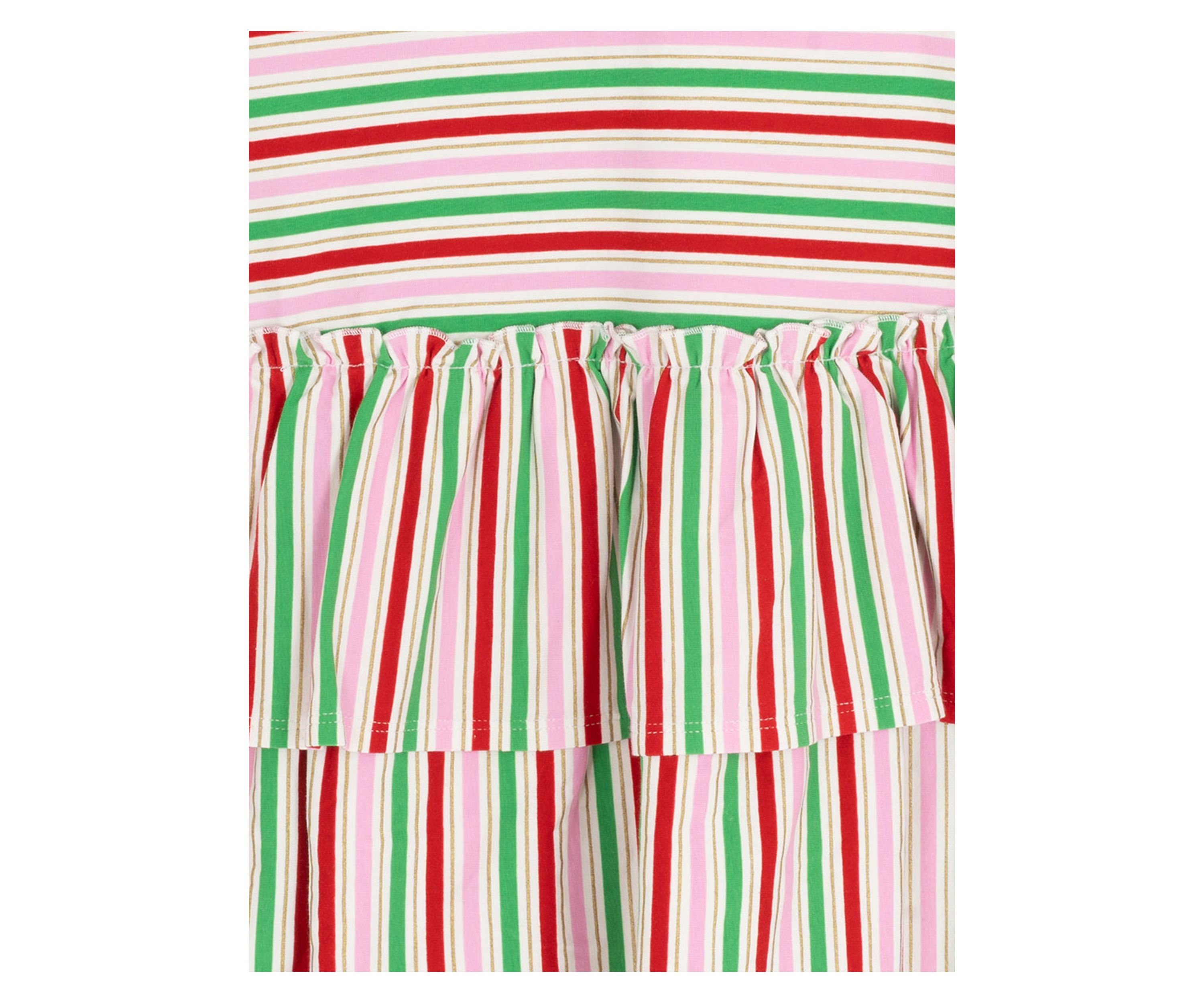 Girls 4-6x Long Sleeve Stripe Dress 