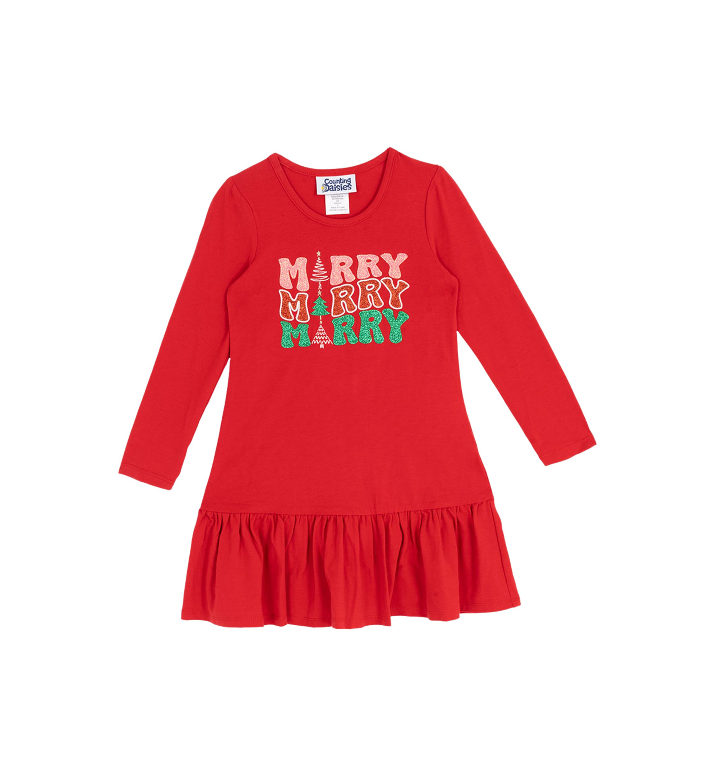 Red Counting Daisies Back to School Apparel