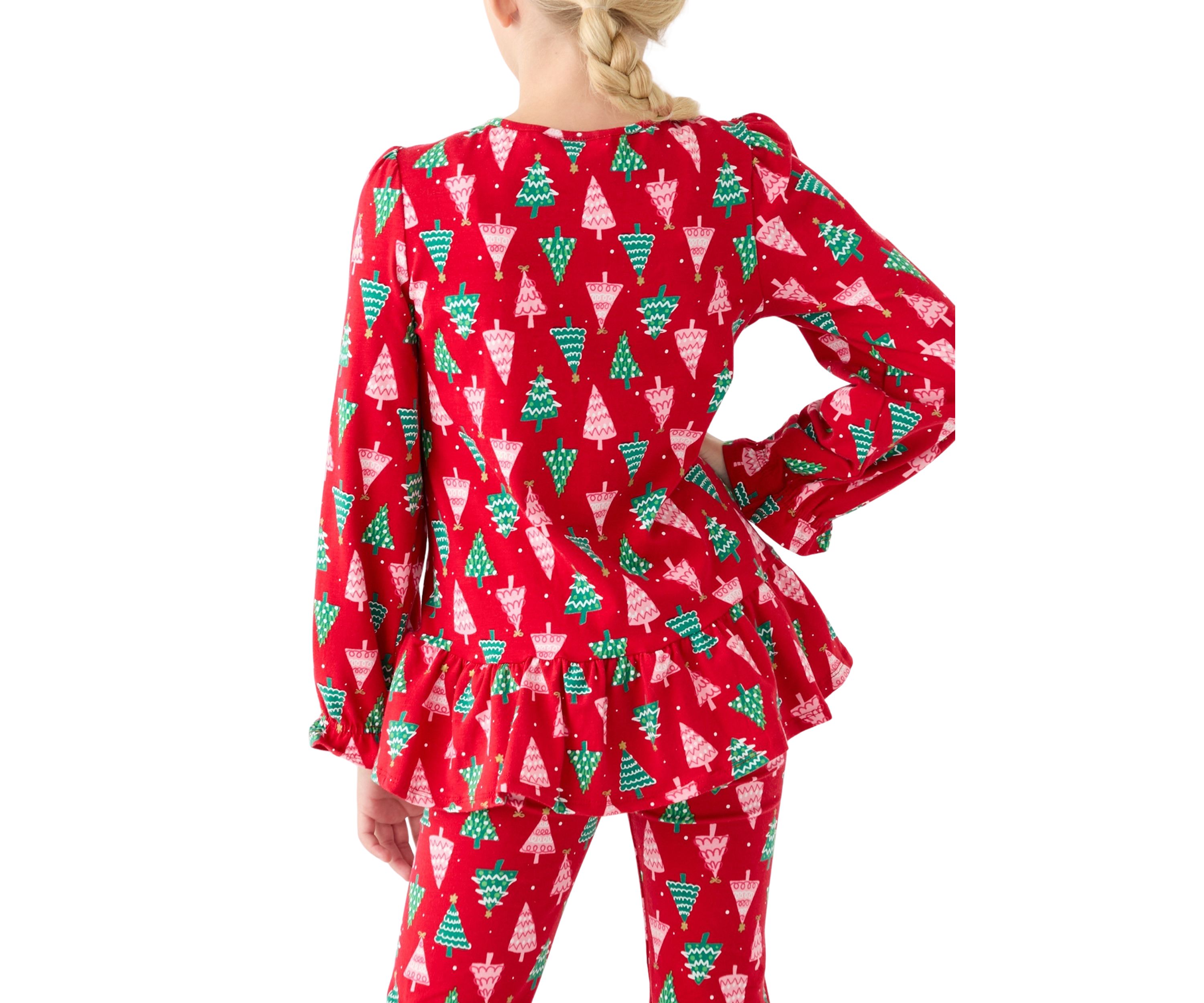 Girls 7-16 Tree Printed Top