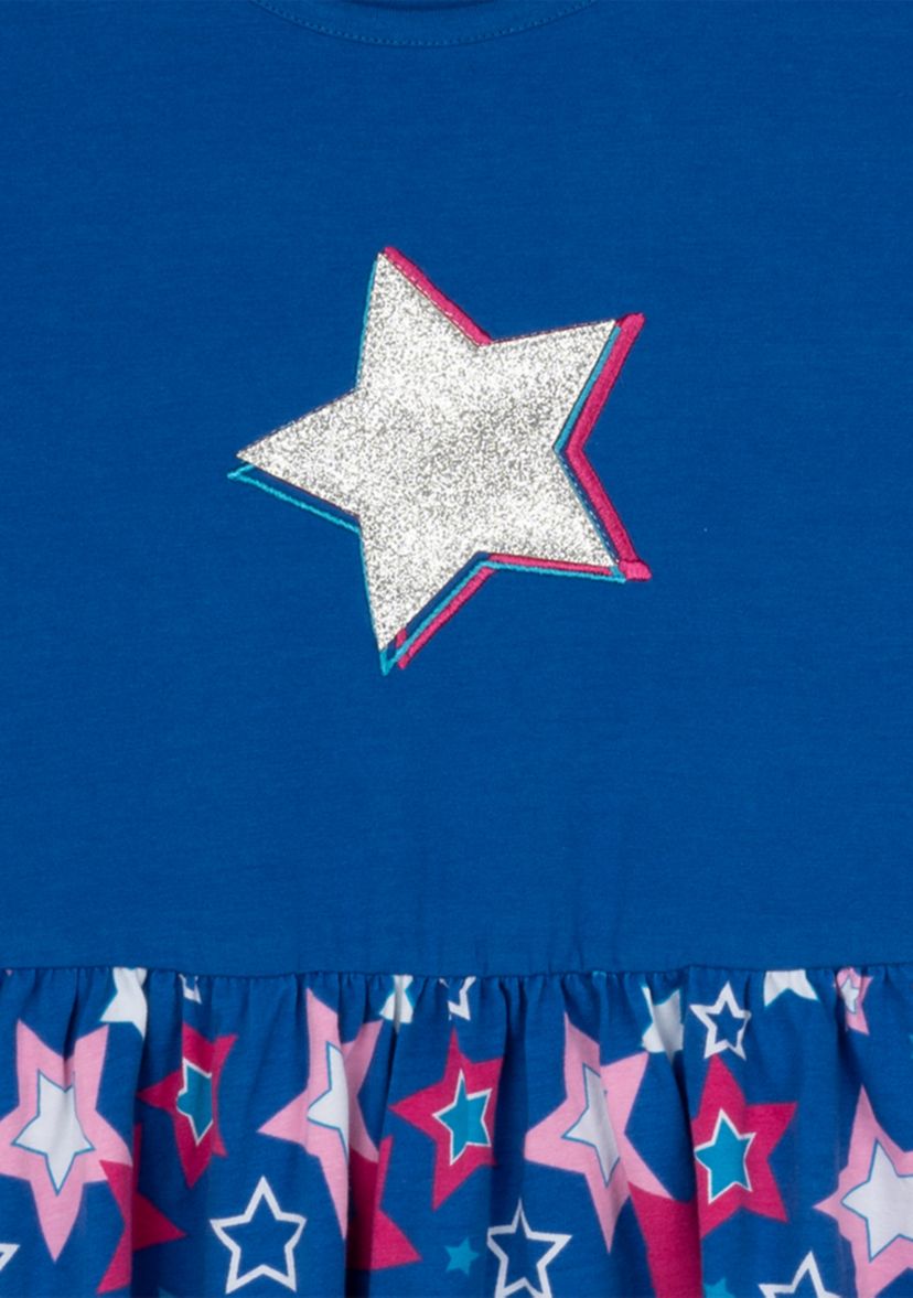 Girls 7-16 Star Printed Dress