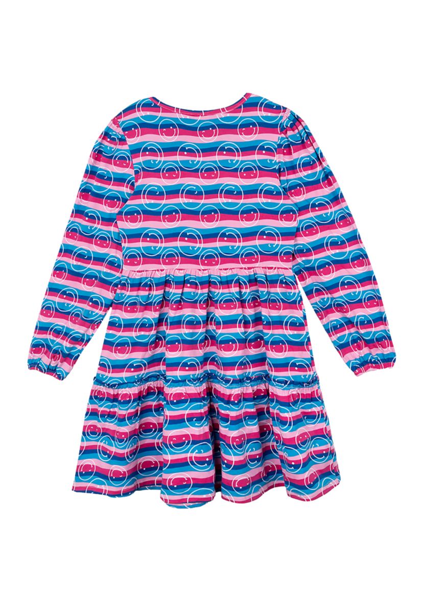 Girls 7-16 Stripe Smile Dress