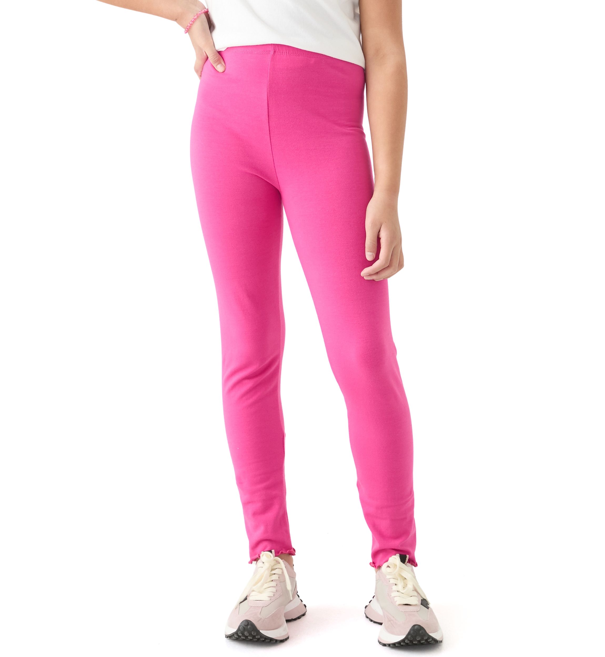Girls 7-16 Pink Leggings