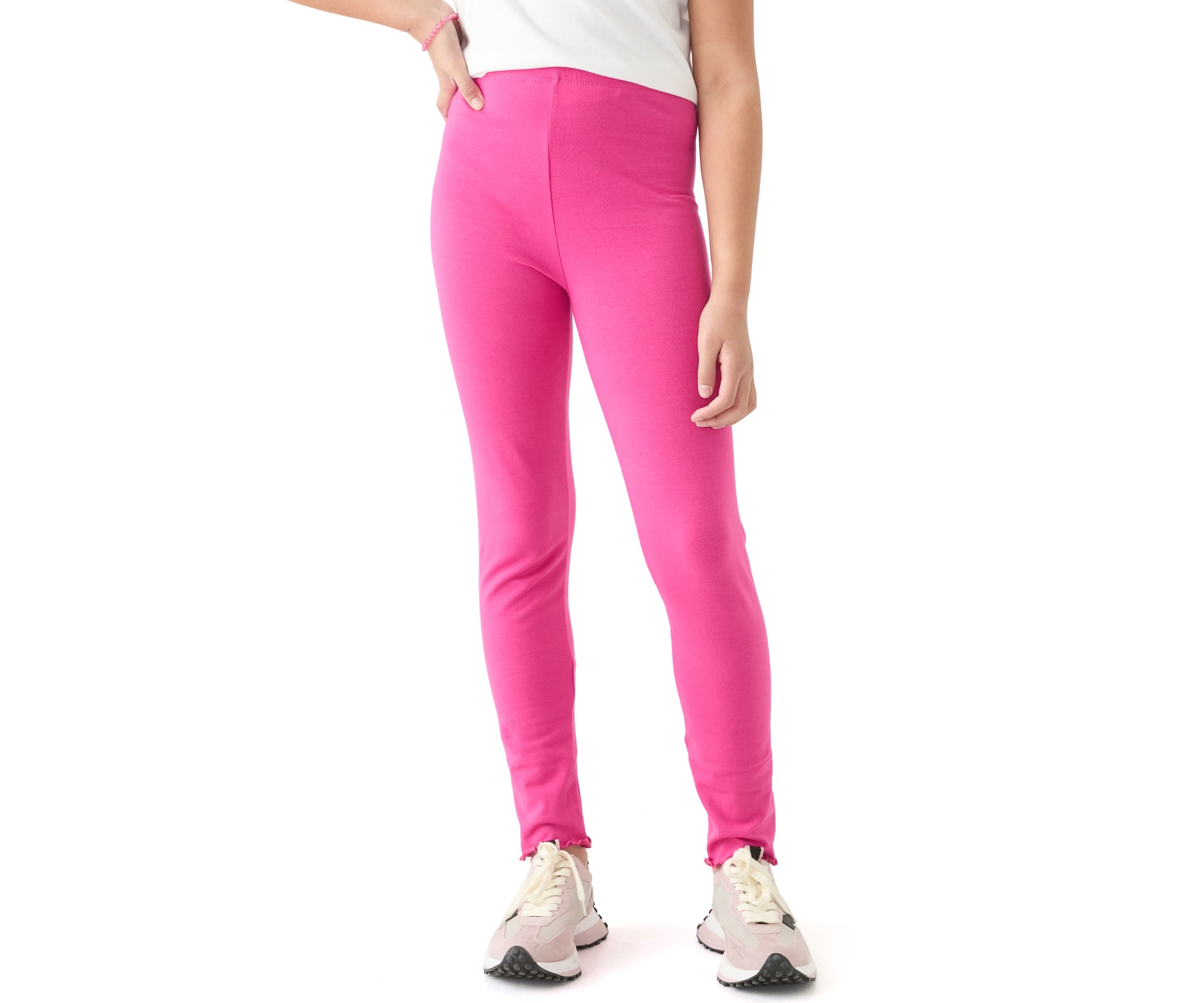 Girls 7-16 Pink Leggings