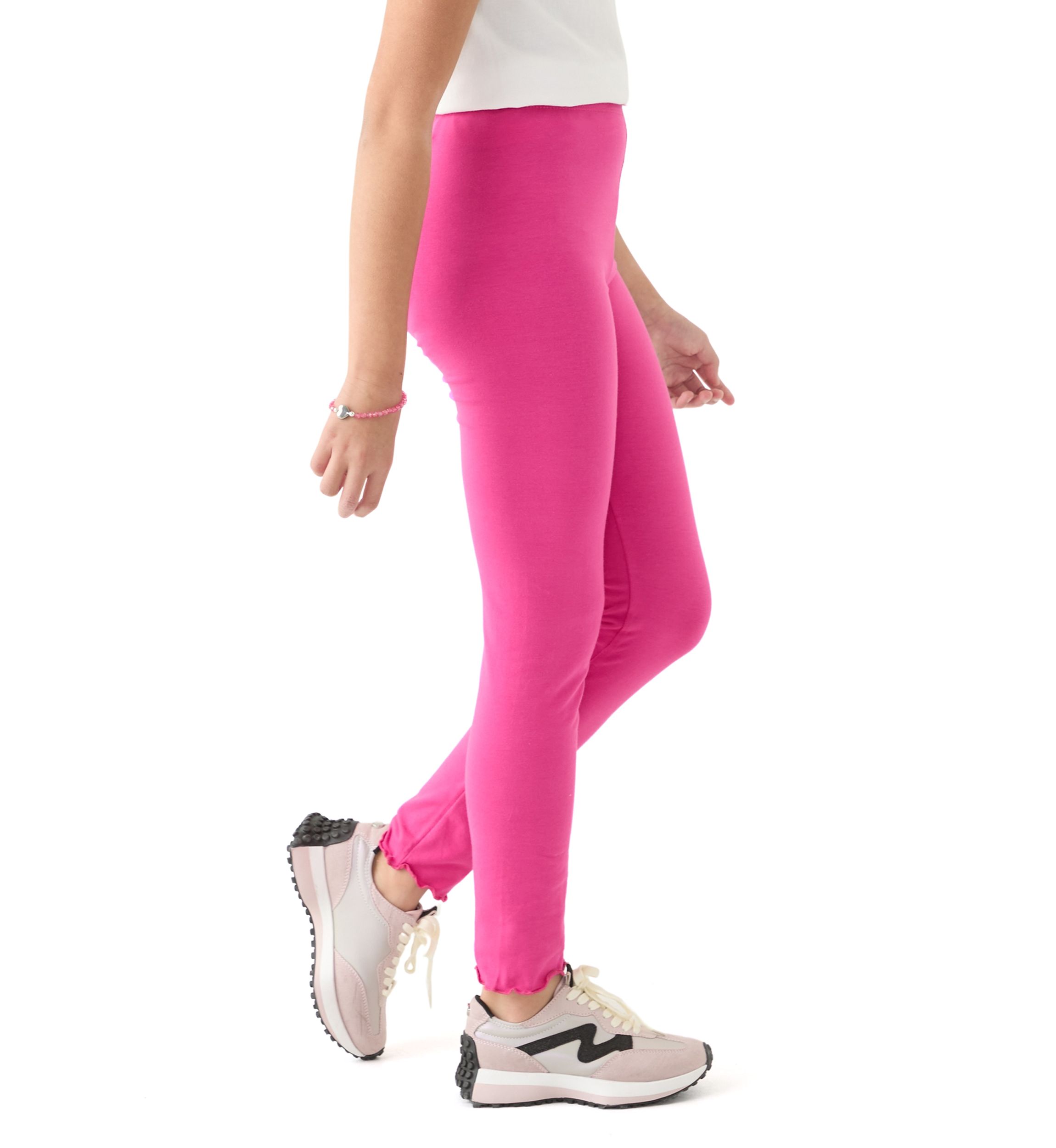 Girls 7-16 Pink Leggings