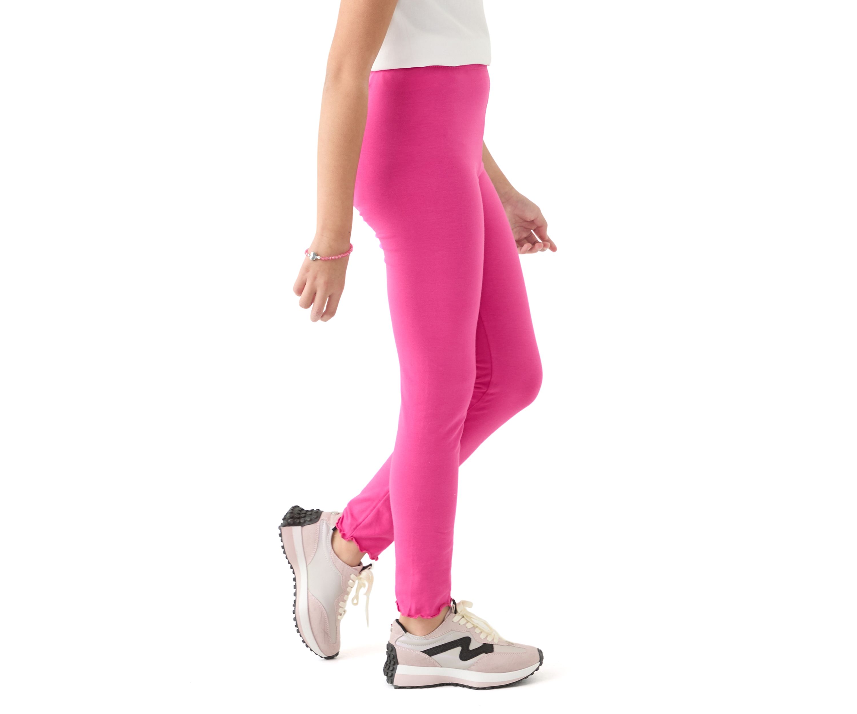 Girls 7-16 Pink Leggings