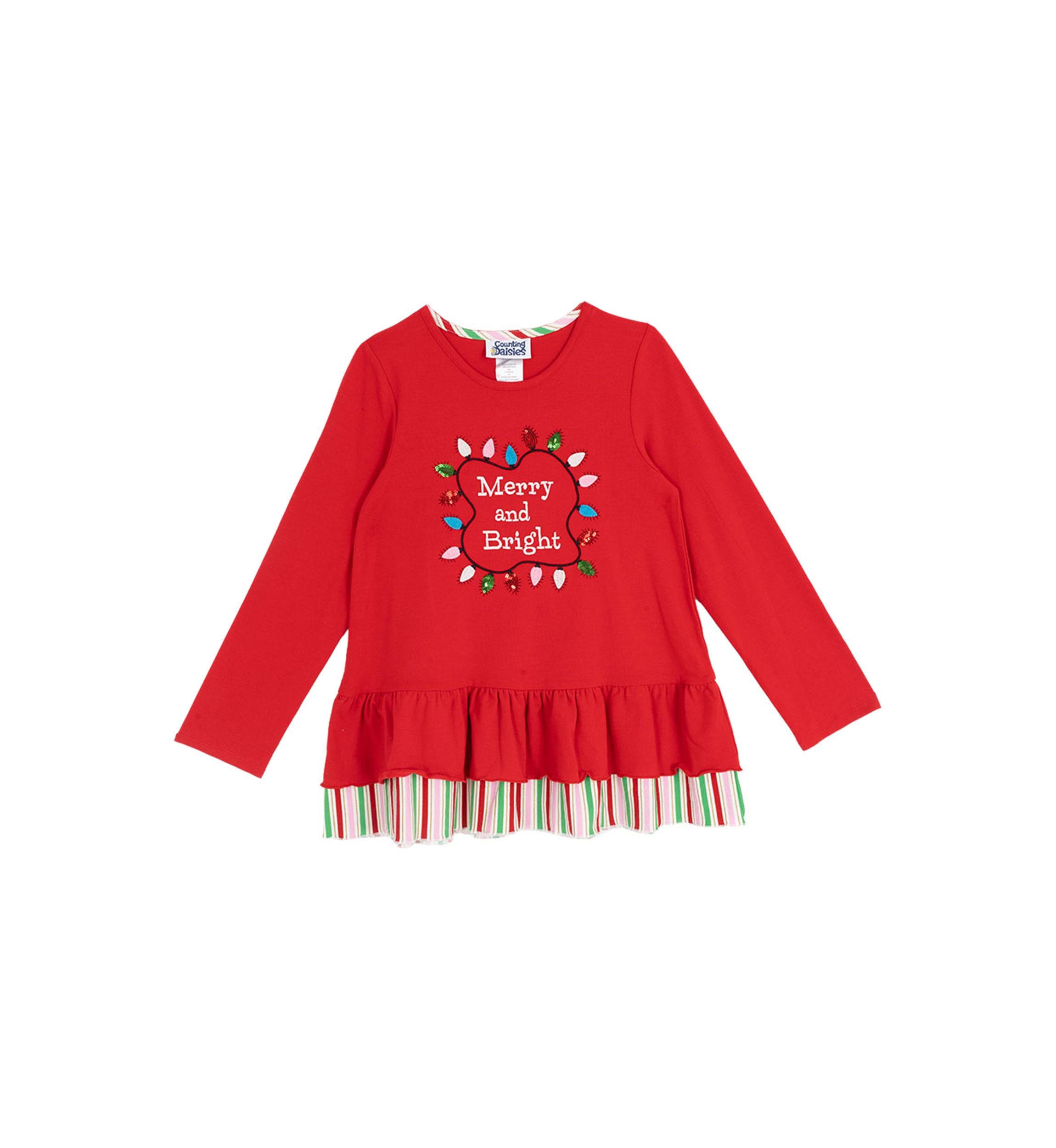Girls 7-16 Merry and Bright Top 