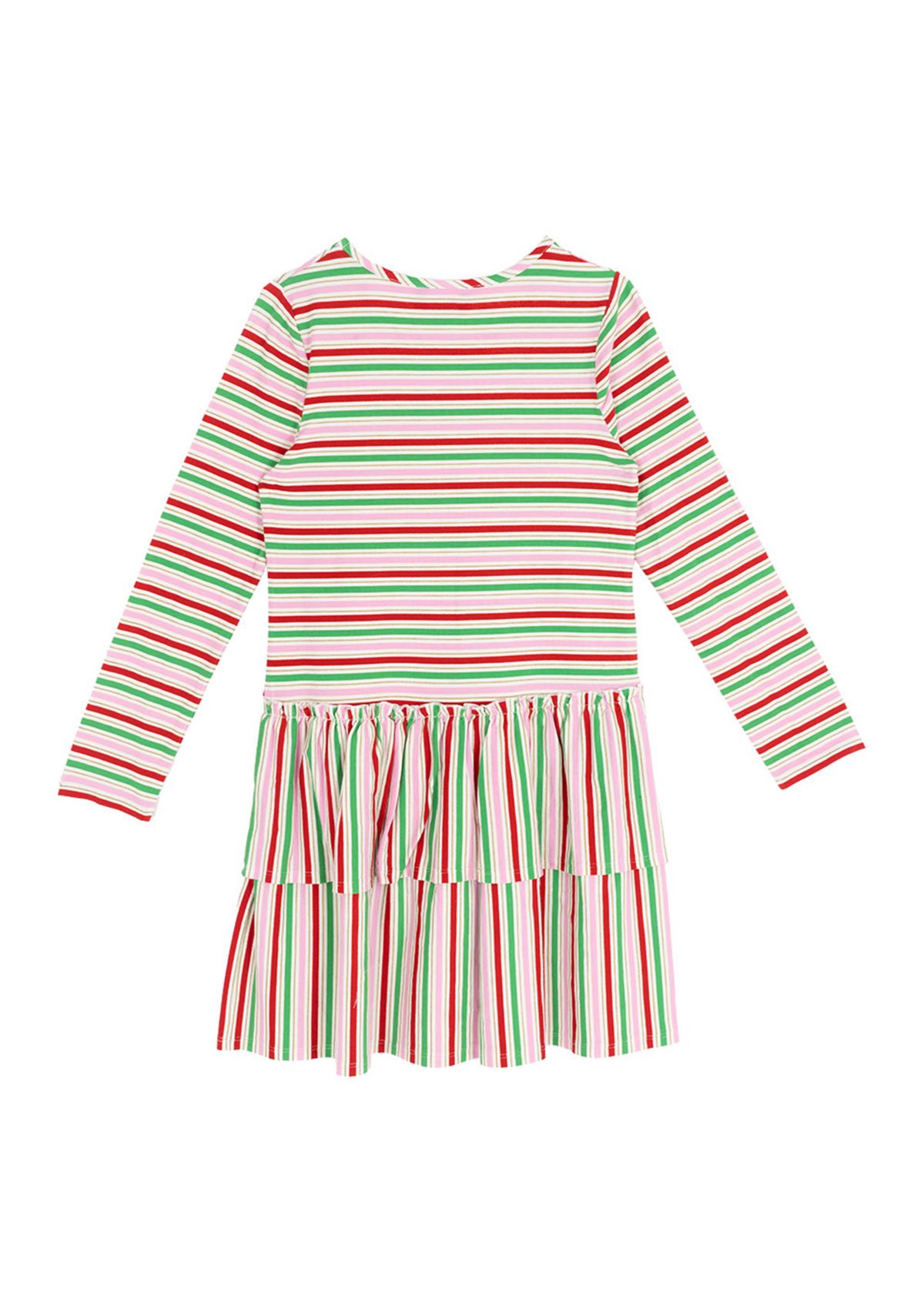 Girls 7-16 Long Sleeve Stripe Dress 