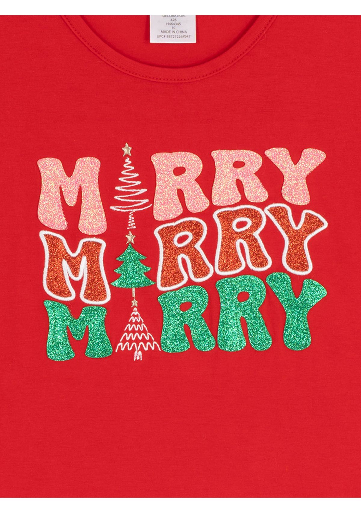 Girls 7-16 Long Sleeve Merry Dress 