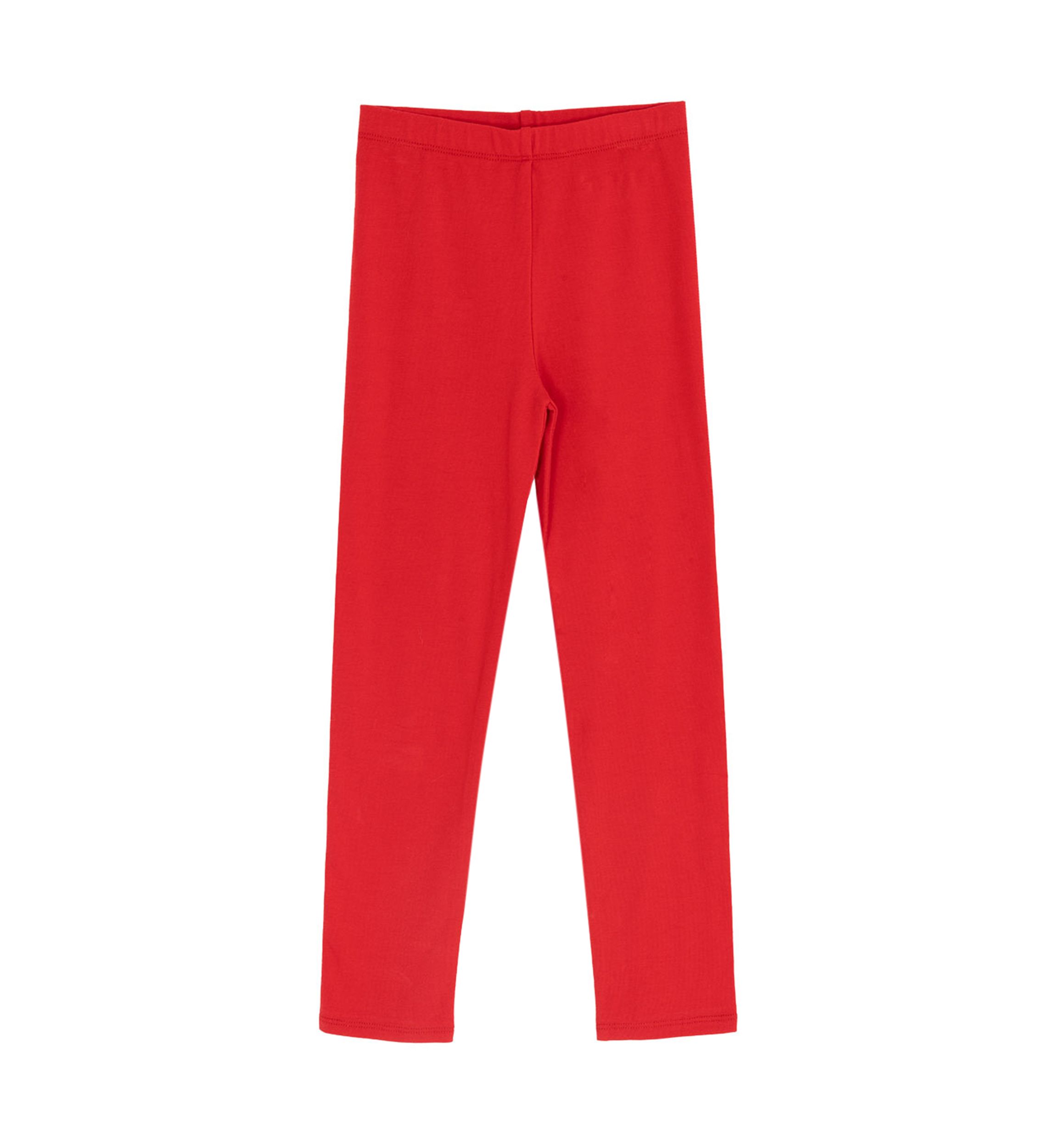 Girls 7-16 Red Leggings