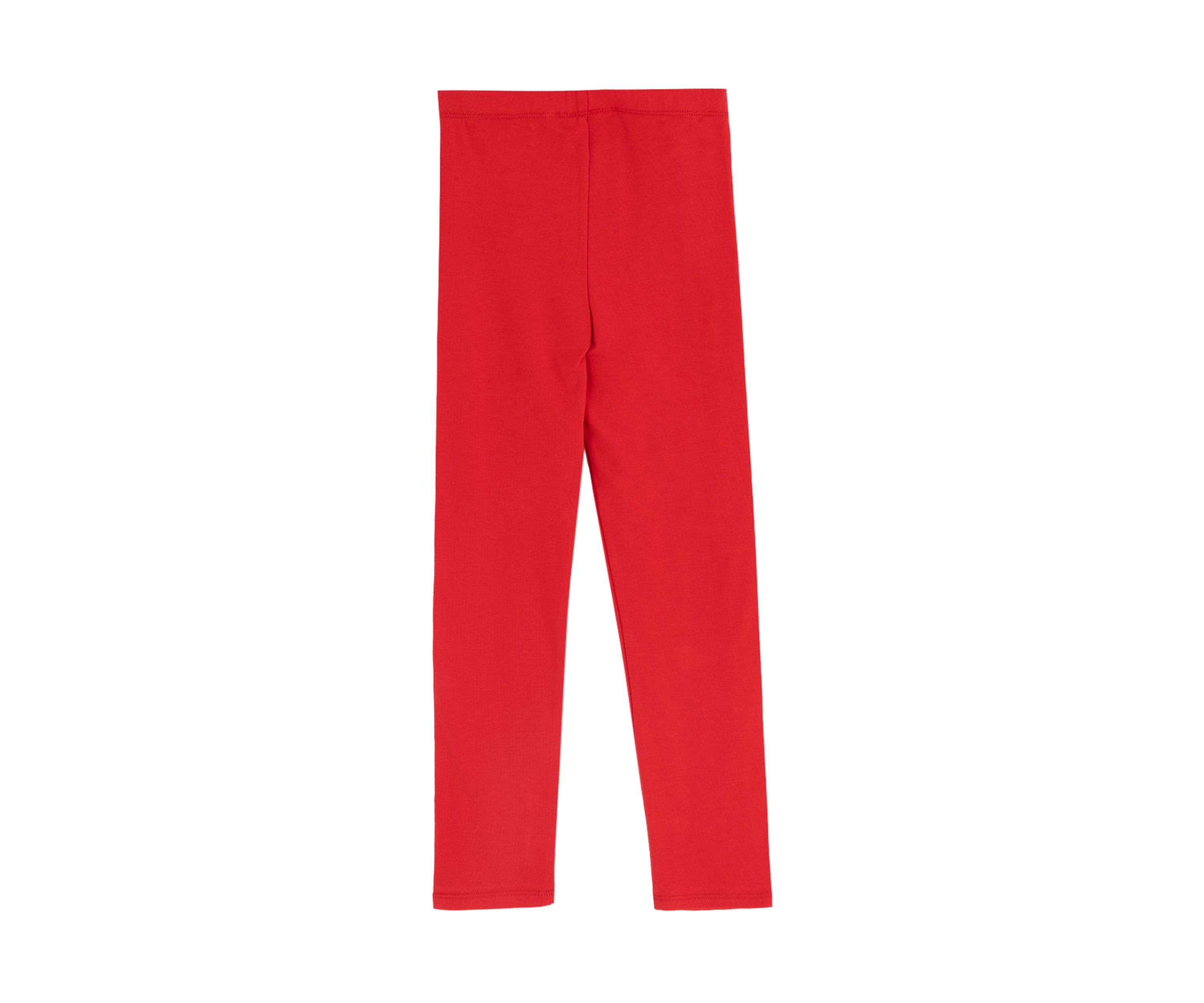 Girls 7-16 Red Leggings