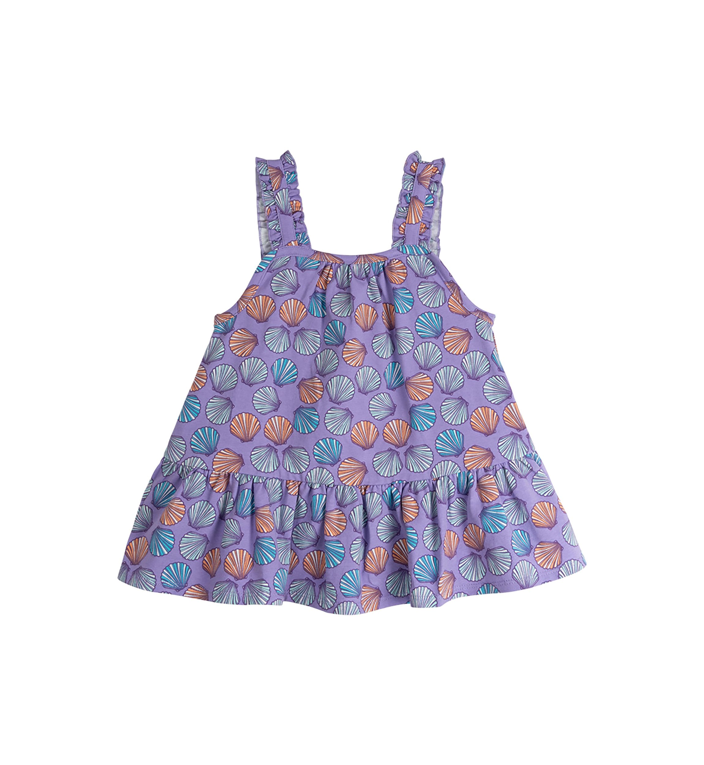 Baby Girls Sleeveless Printed Top