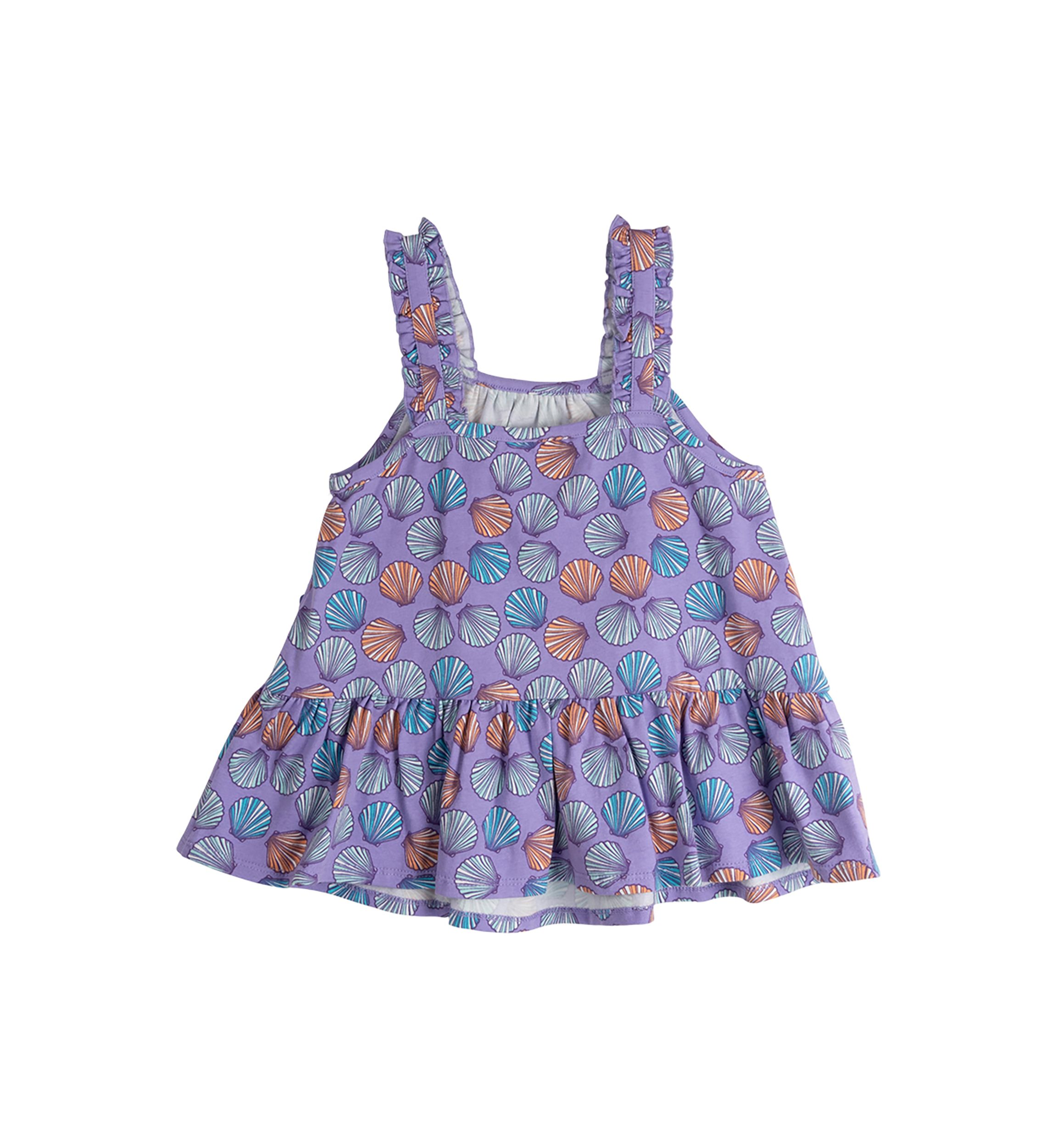 Baby Girls Sleeveless Printed Top