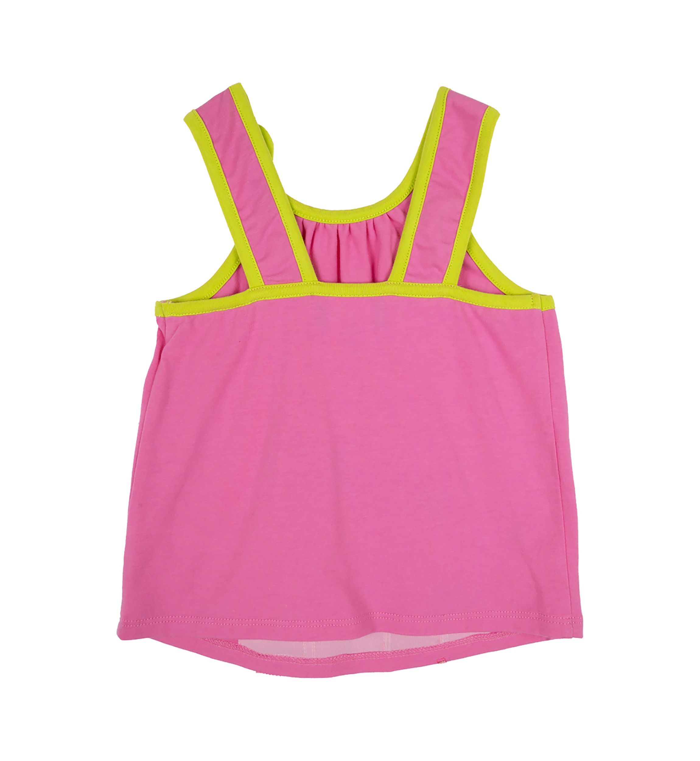 Girls 4-6x Solid Knit Top with Flamingo Appliqué