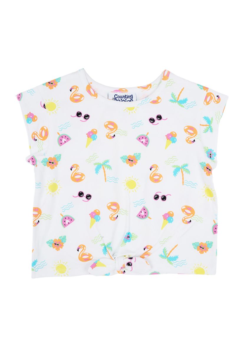 Girls 4-6x Printed Top