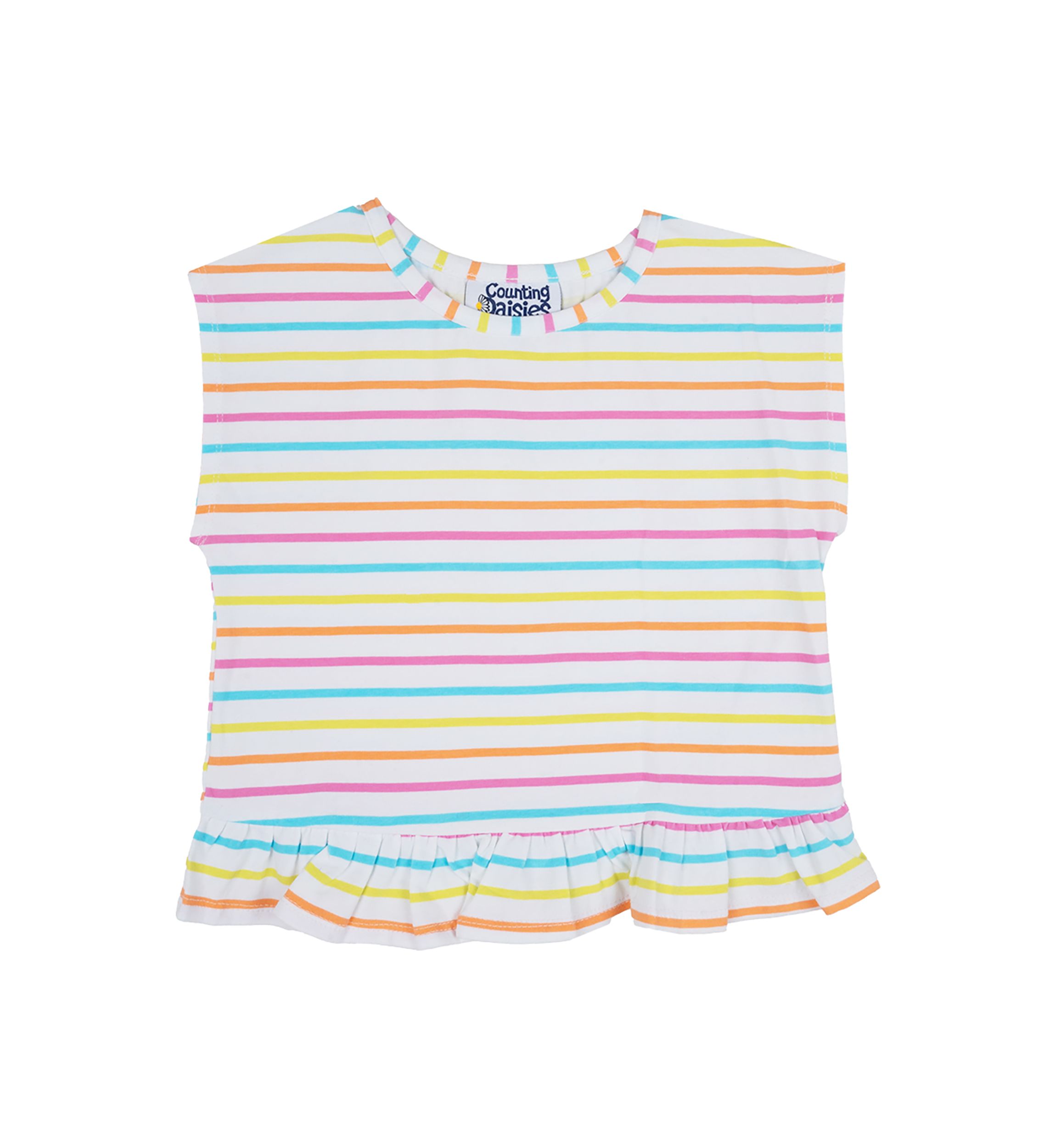Girls 4-6x Striped Knit Top