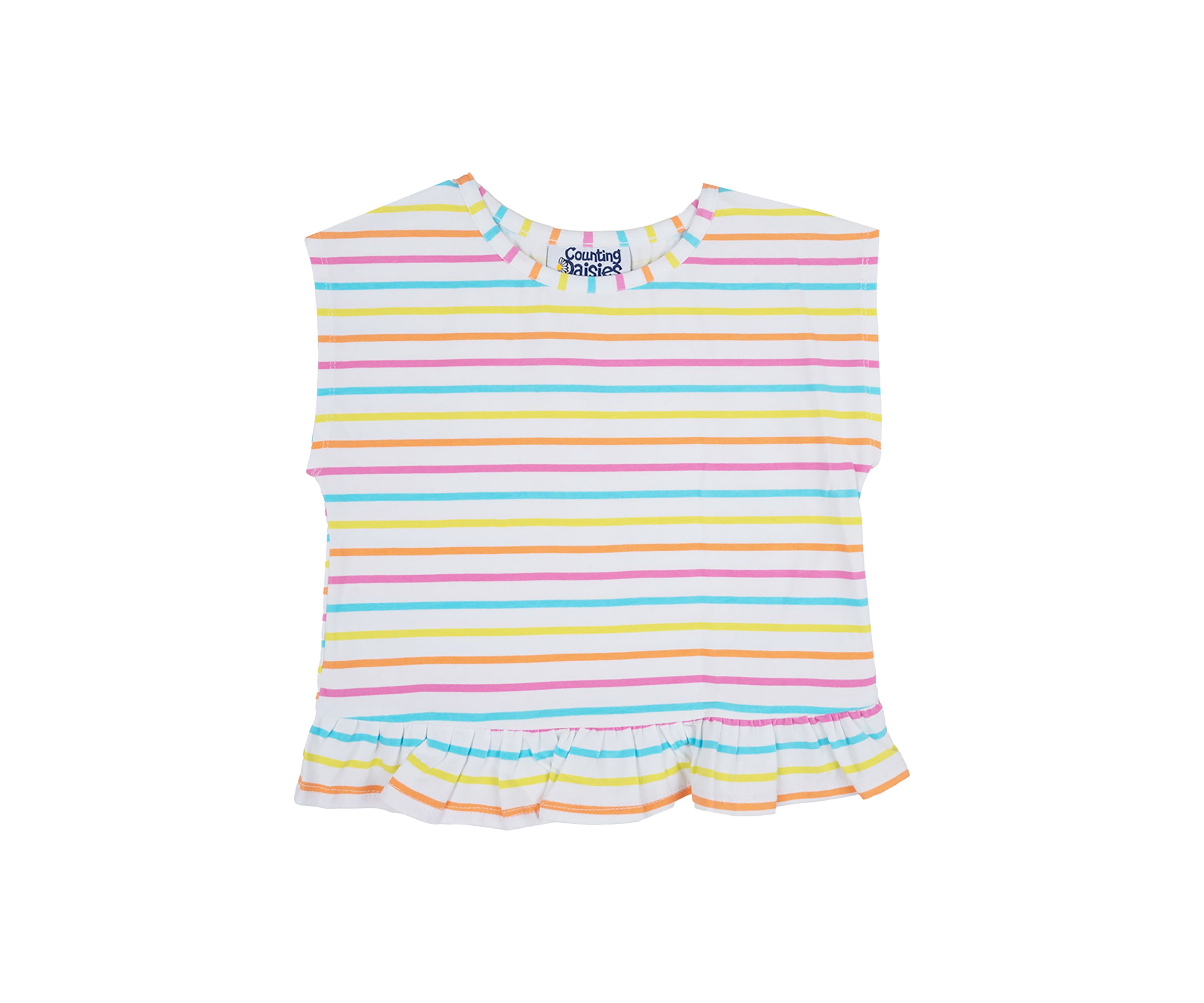 Girls 4-6x Striped Knit Top