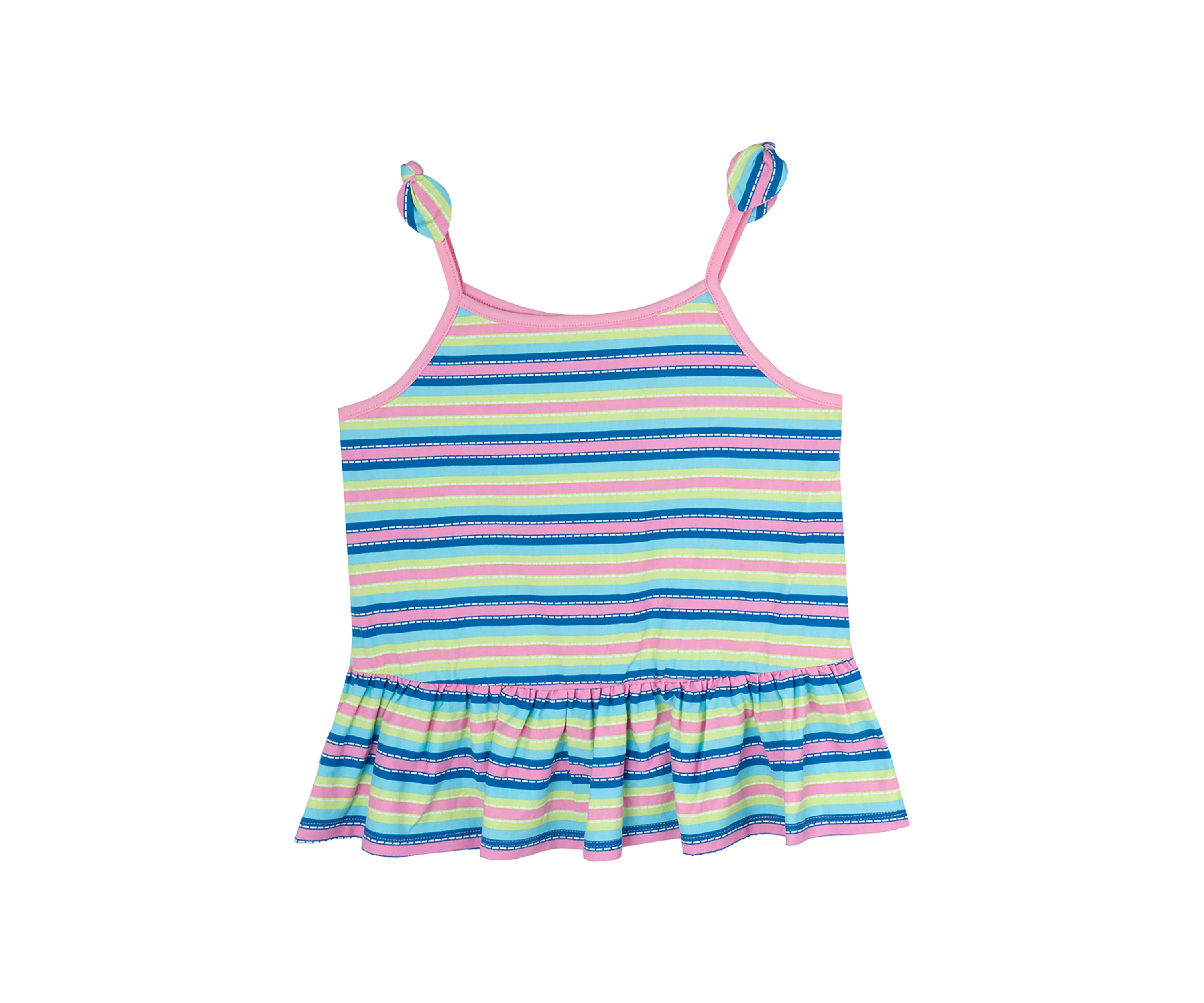 Girls 4-6x Multi Stripe Tank Top