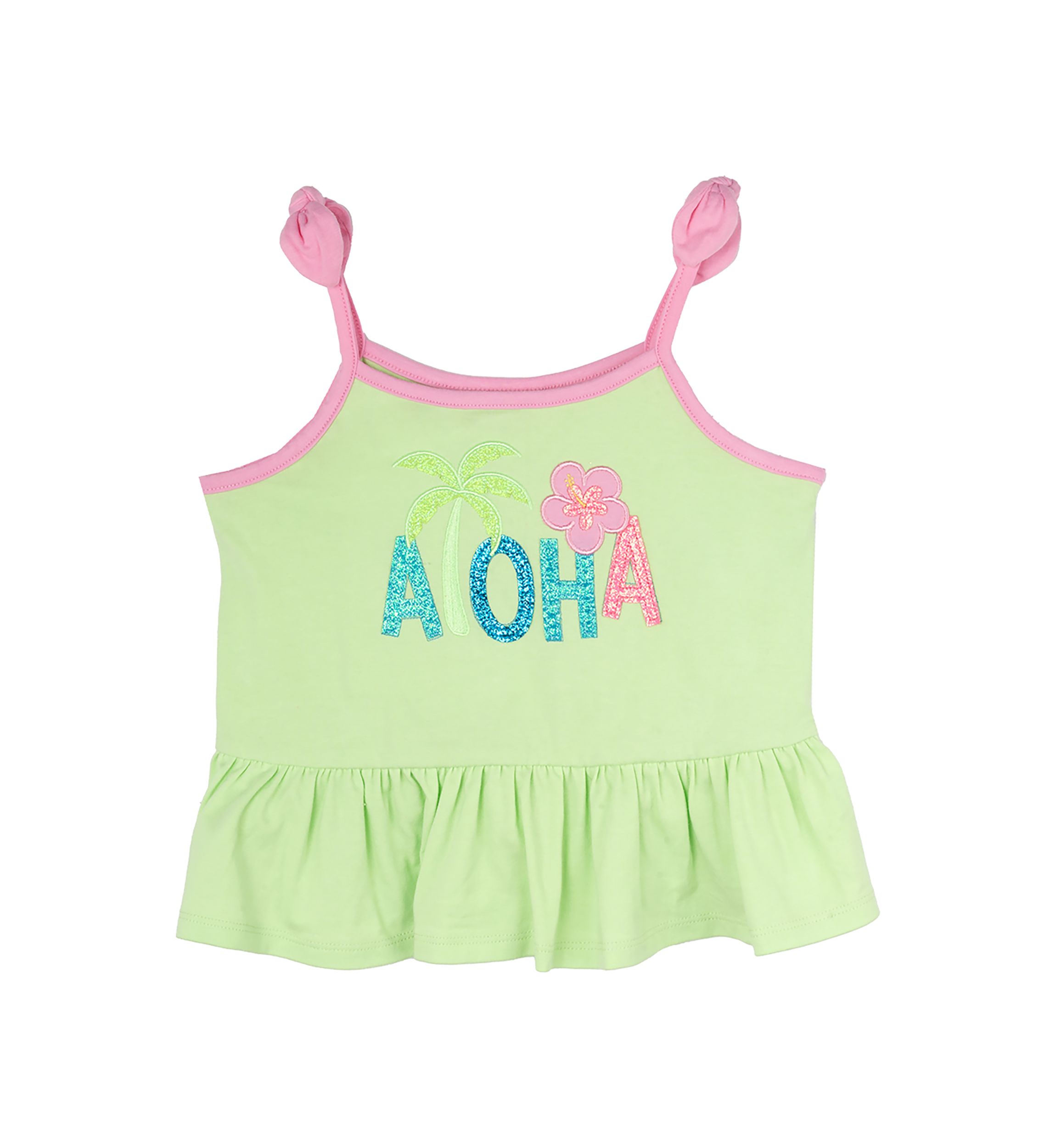 Girls 4-6x Aloha Graphic Tank Top