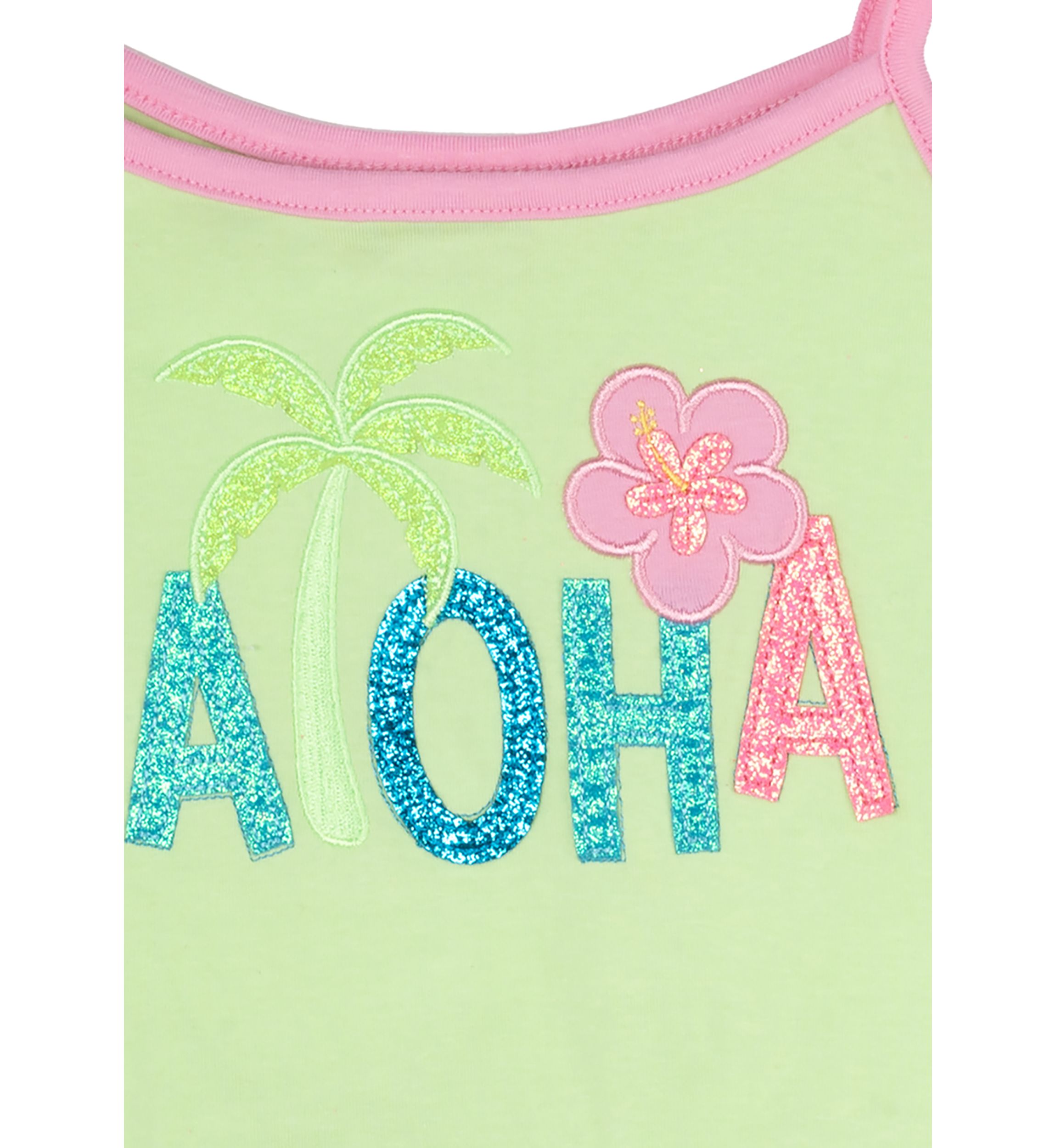 Girls 4-6x Aloha Graphic Tank Top