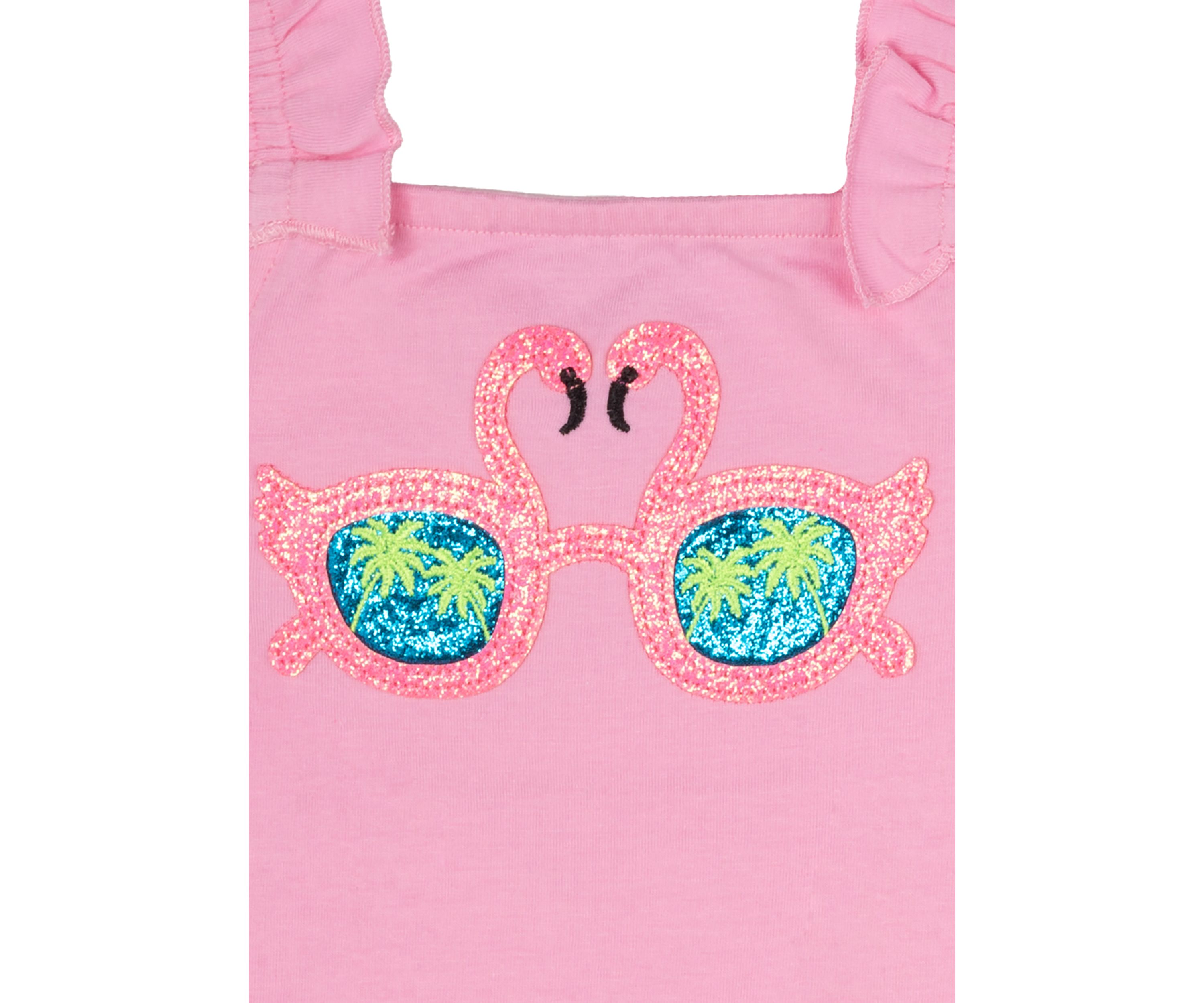 Girls 4-6x Flamingo Grapic Tank Top