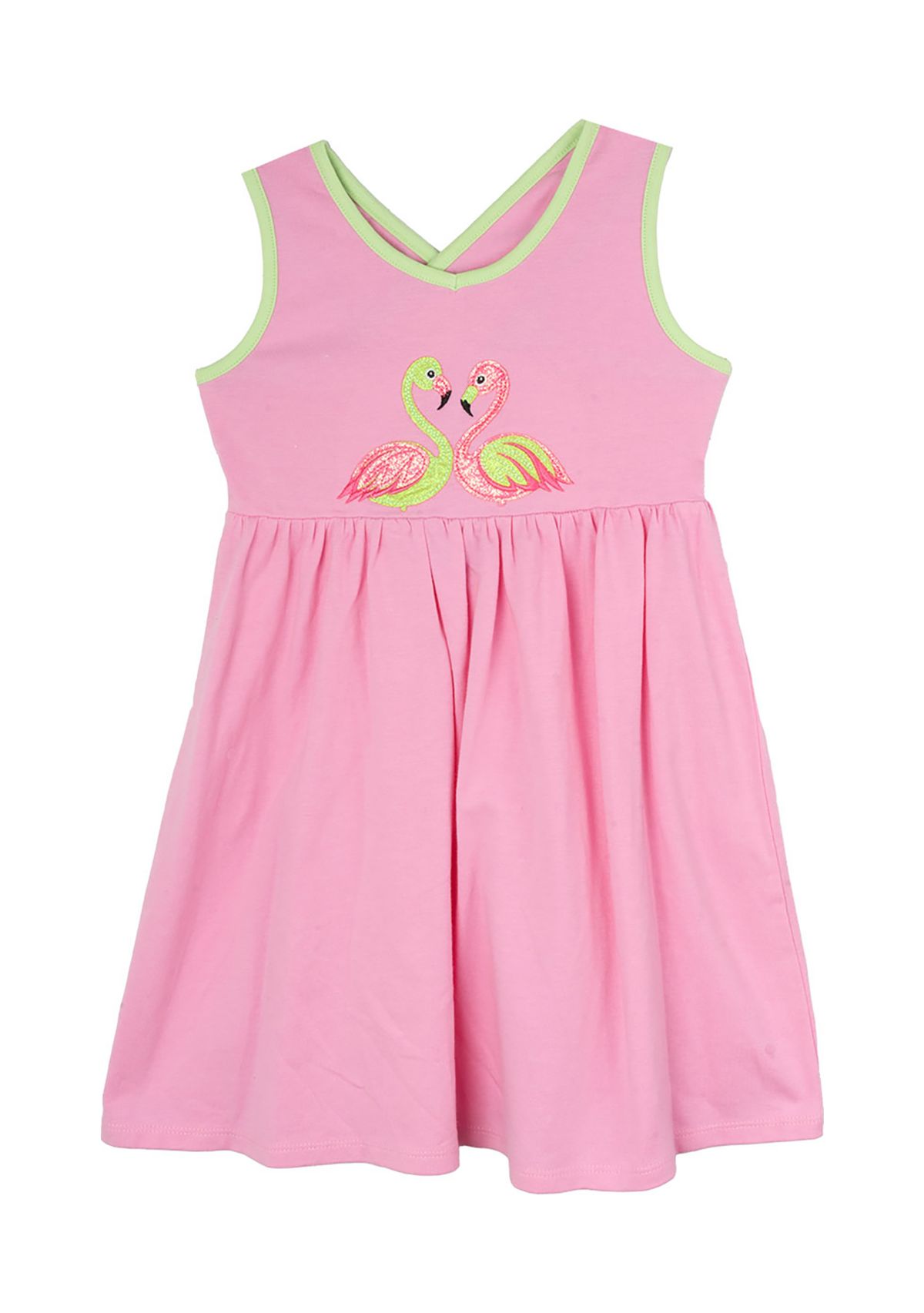 Girls 4-6x Flamingo Dress