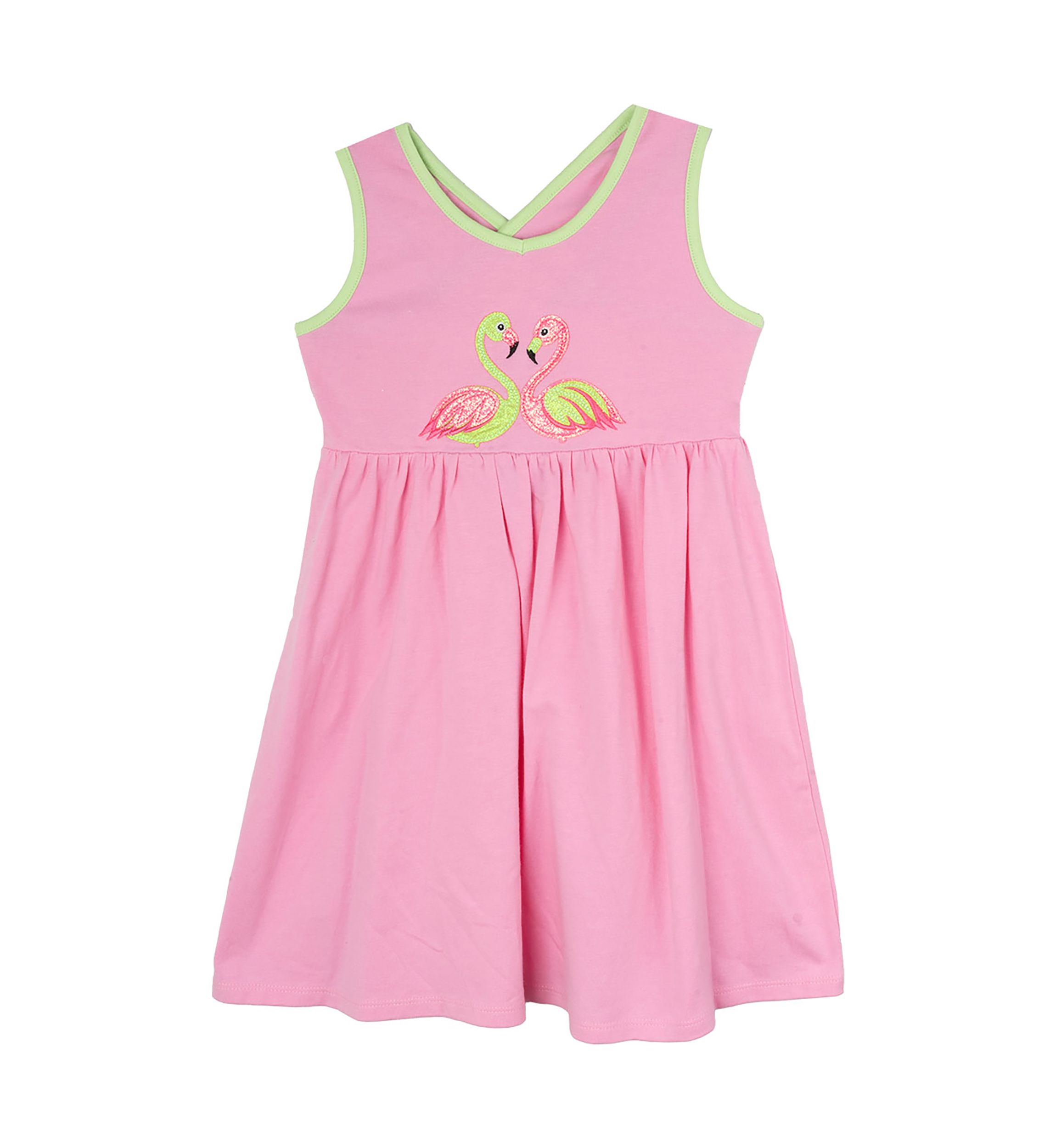 Girls 4-6x Flamingo Dress