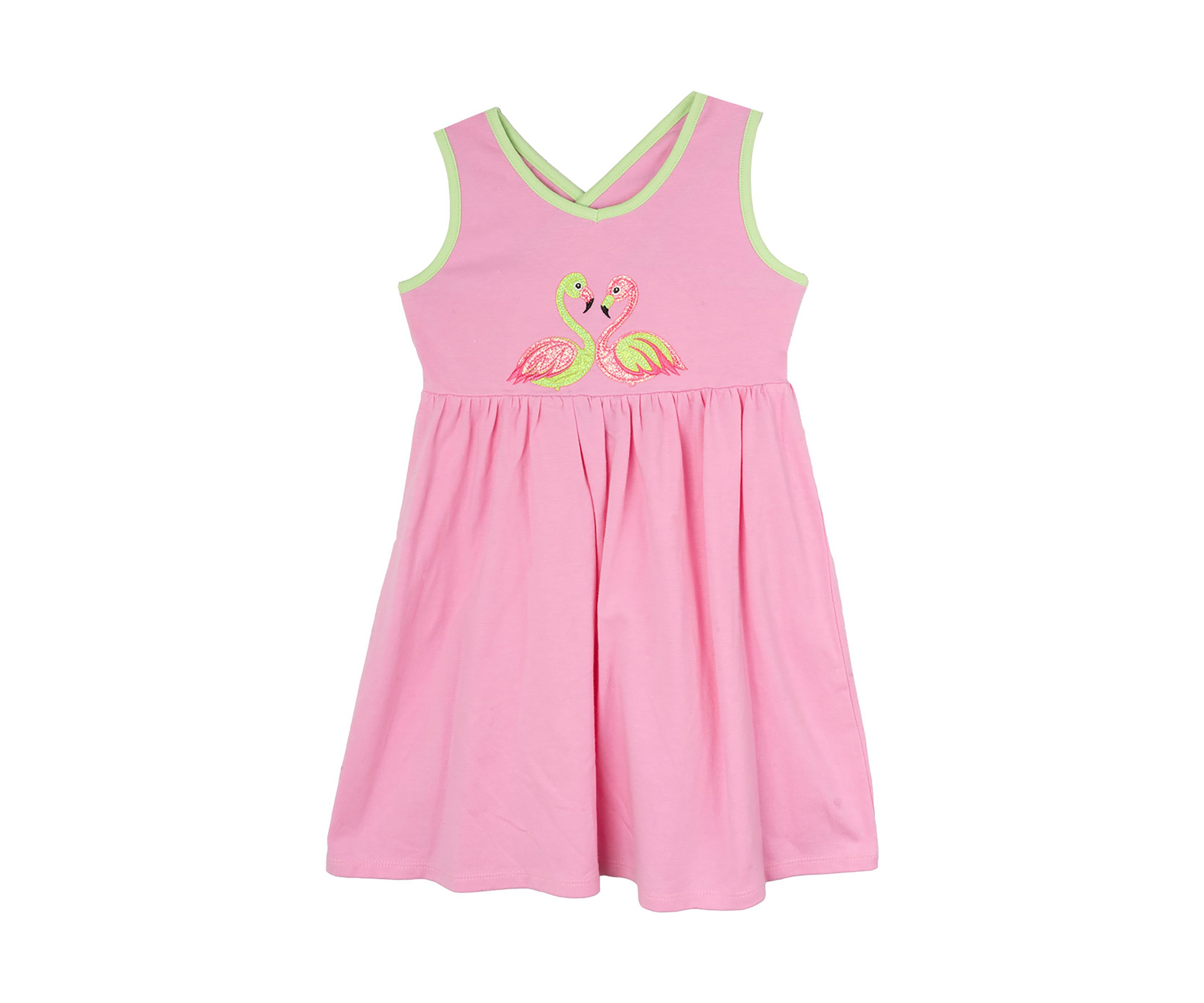 Girls 4-6x Flamingo Dress