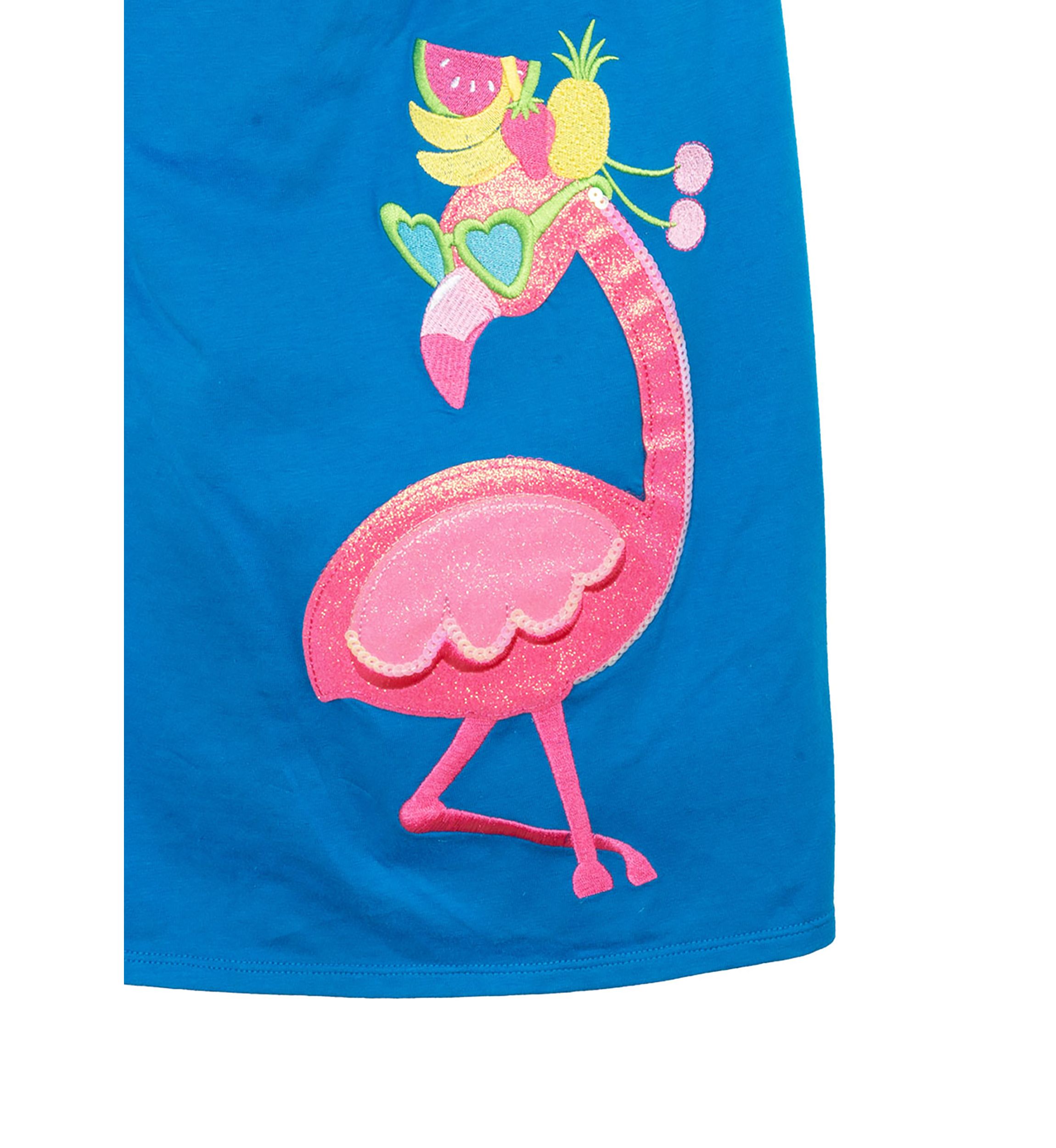 Girls 4-6x Sleeveless Flamingo Dress
