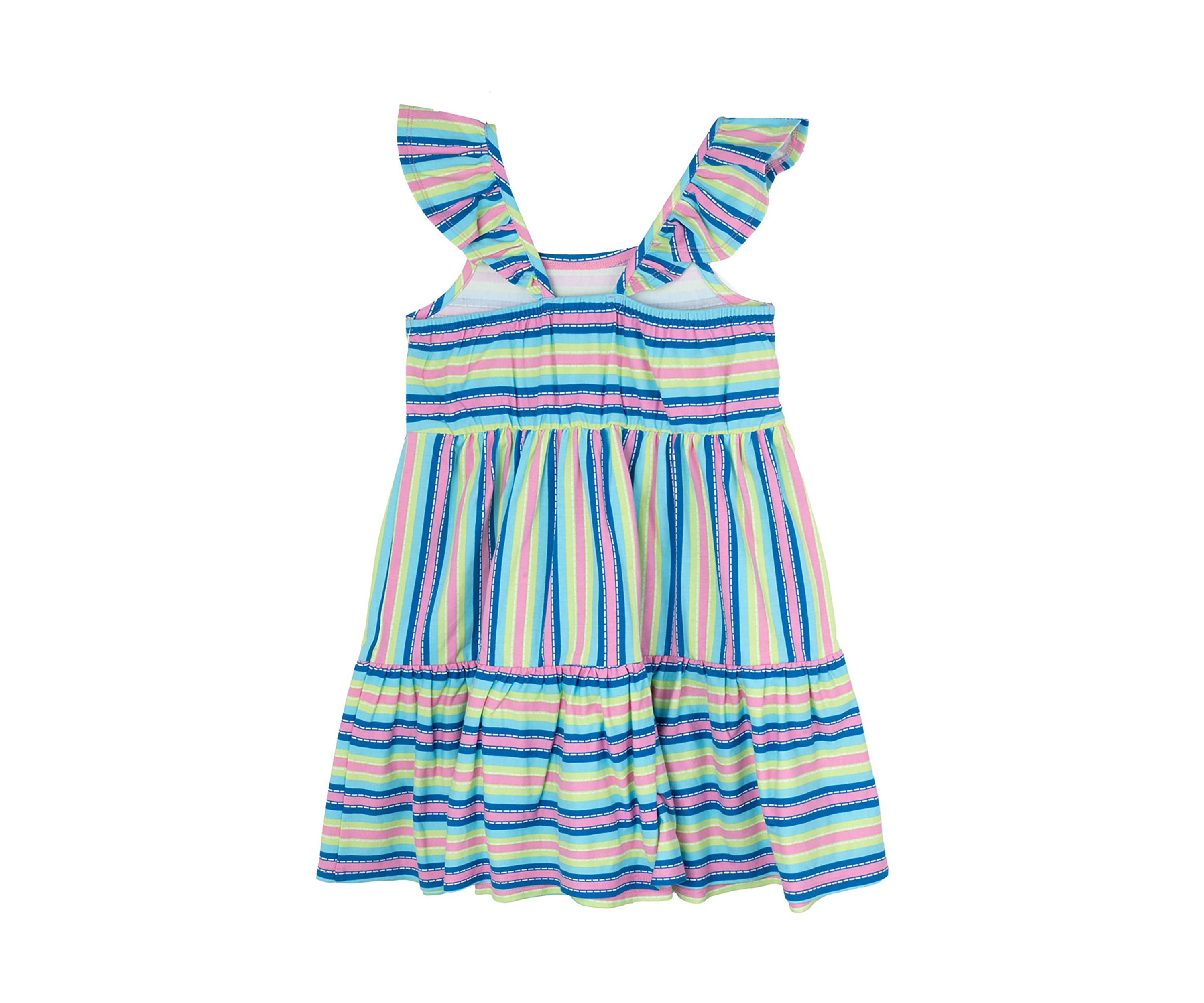 Girls 4-6x Multi Stripe Dress