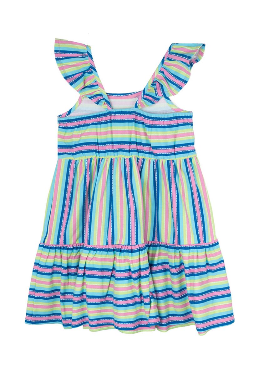 Girls 4-6x Multi Stripe Dress