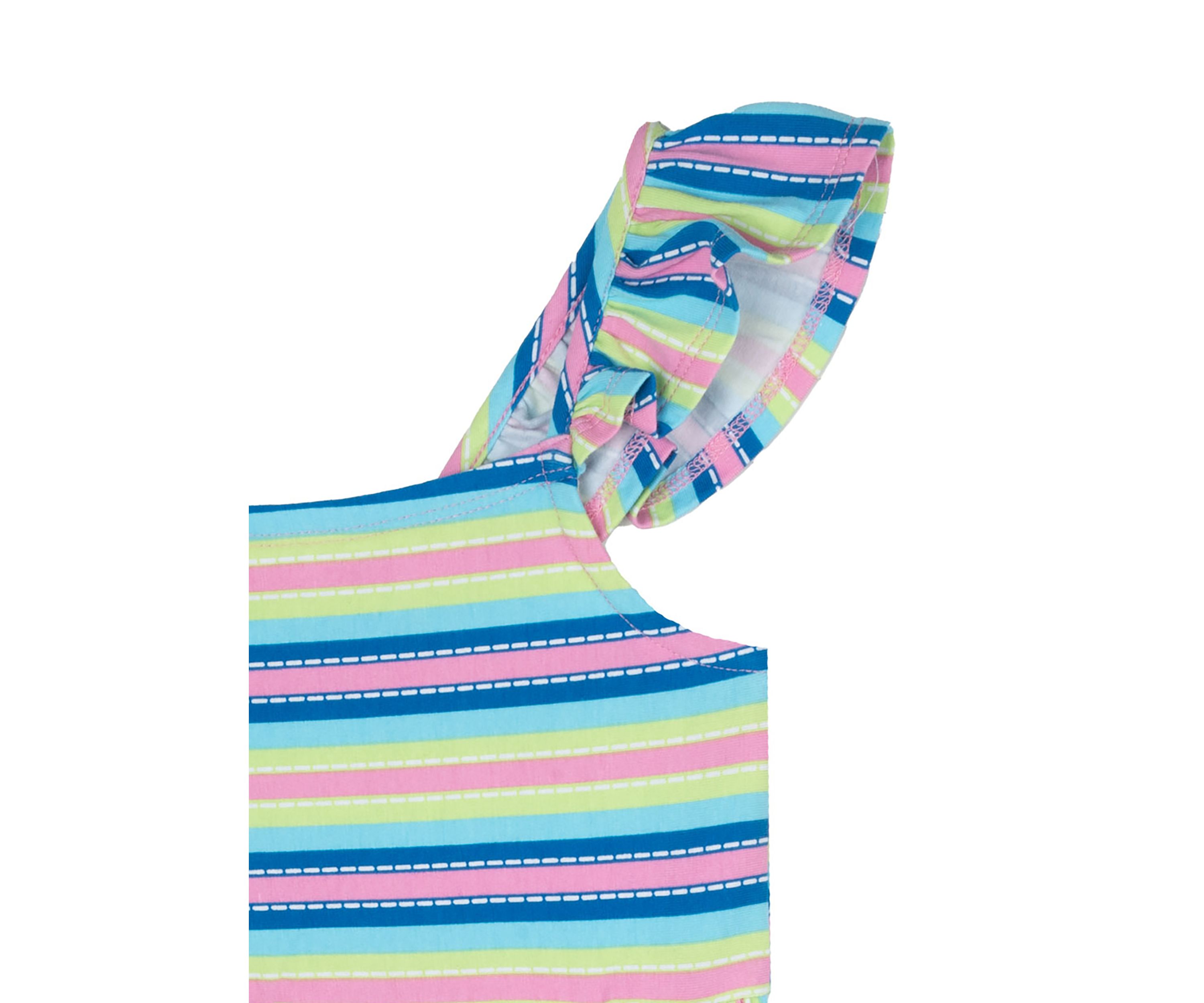Girls 4-6x Multi Stripe Dress
