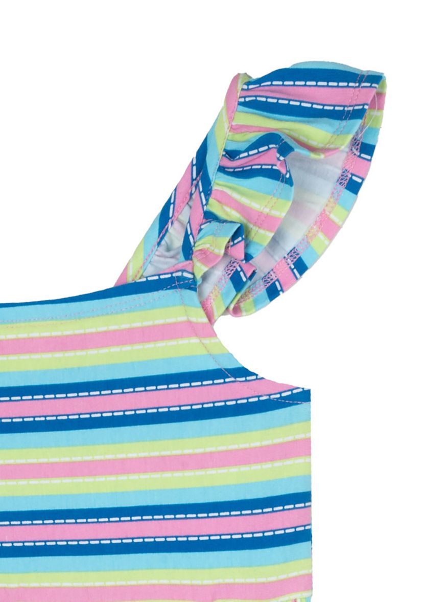 Girls 4-6x Multi Stripe Dress