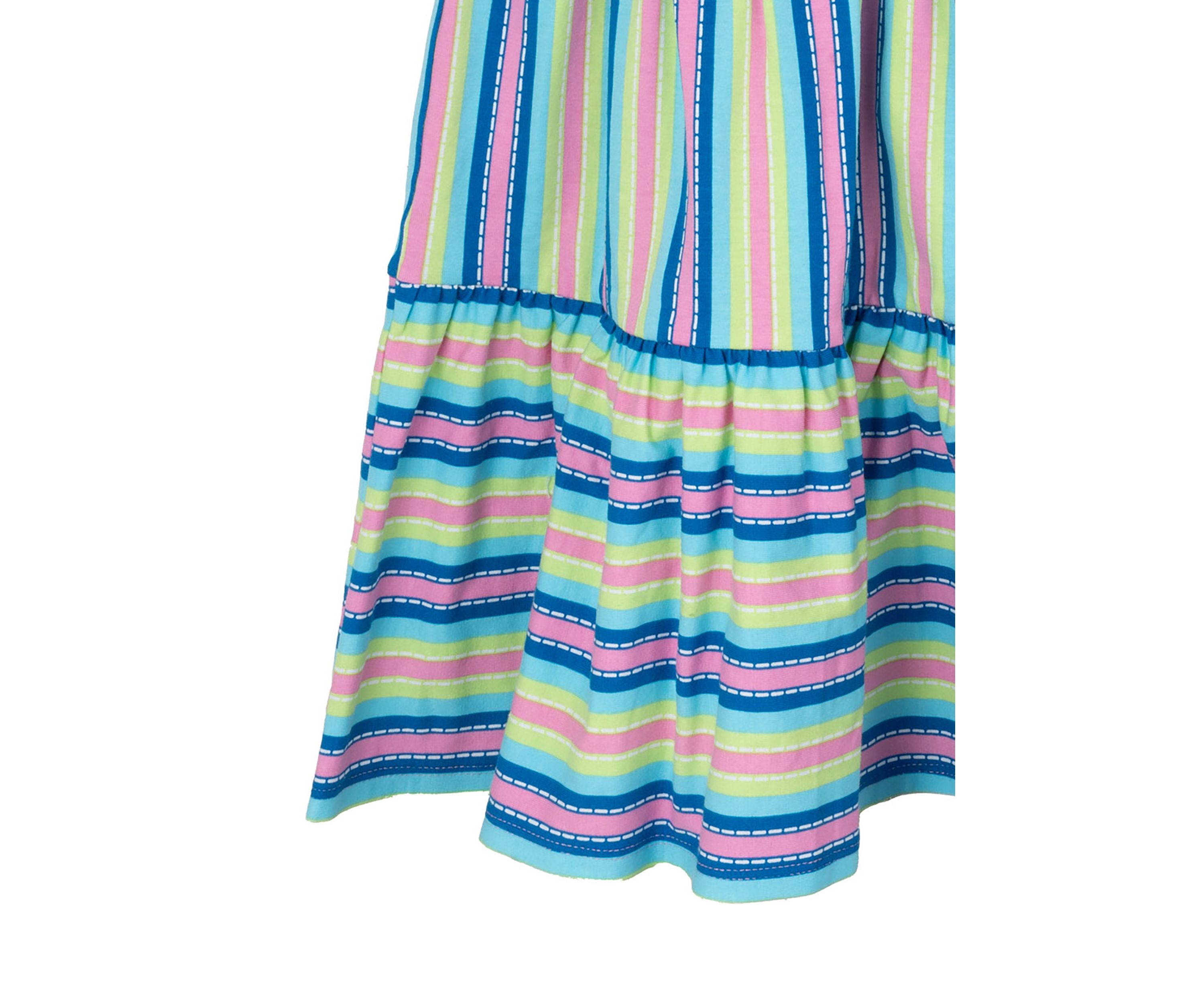 Girls 4-6x Multi Stripe Dress