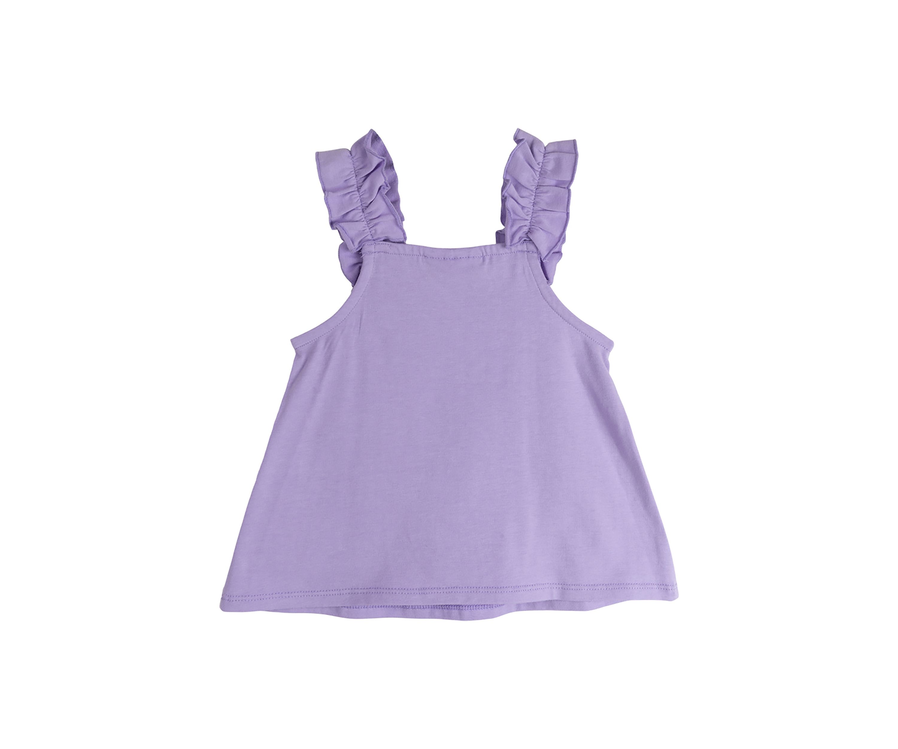 Girls 7-16 Solid Knit Top with Appliqué