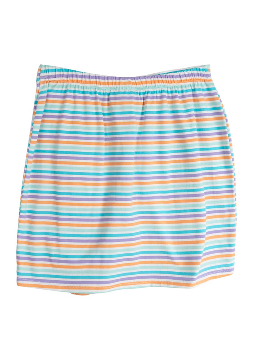 Girls 7-16 Pull On Printed Knit Skirt