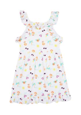 Robe Tricotée Counting Daisies - Motif Oiseaux, Taille 4-5 Ans, Occasion Très Bon état
