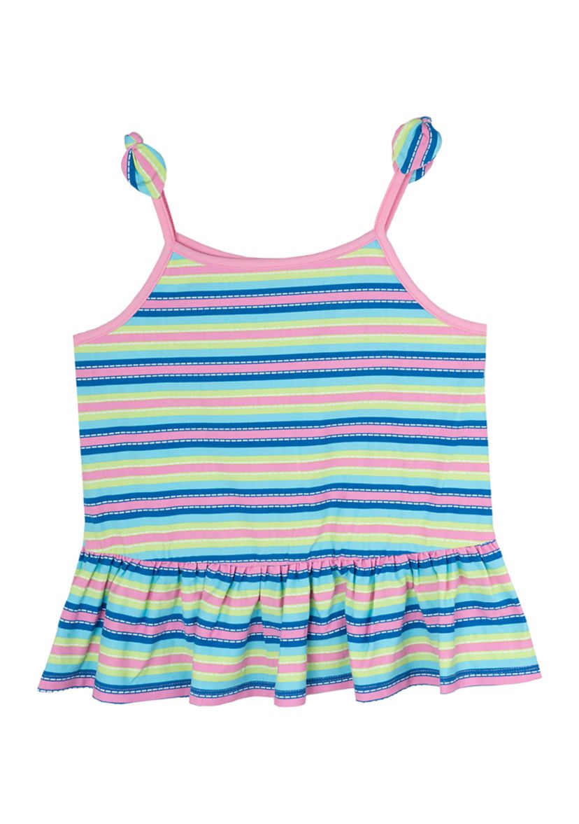 Girls 7-16 Multi Stripe Tank Top