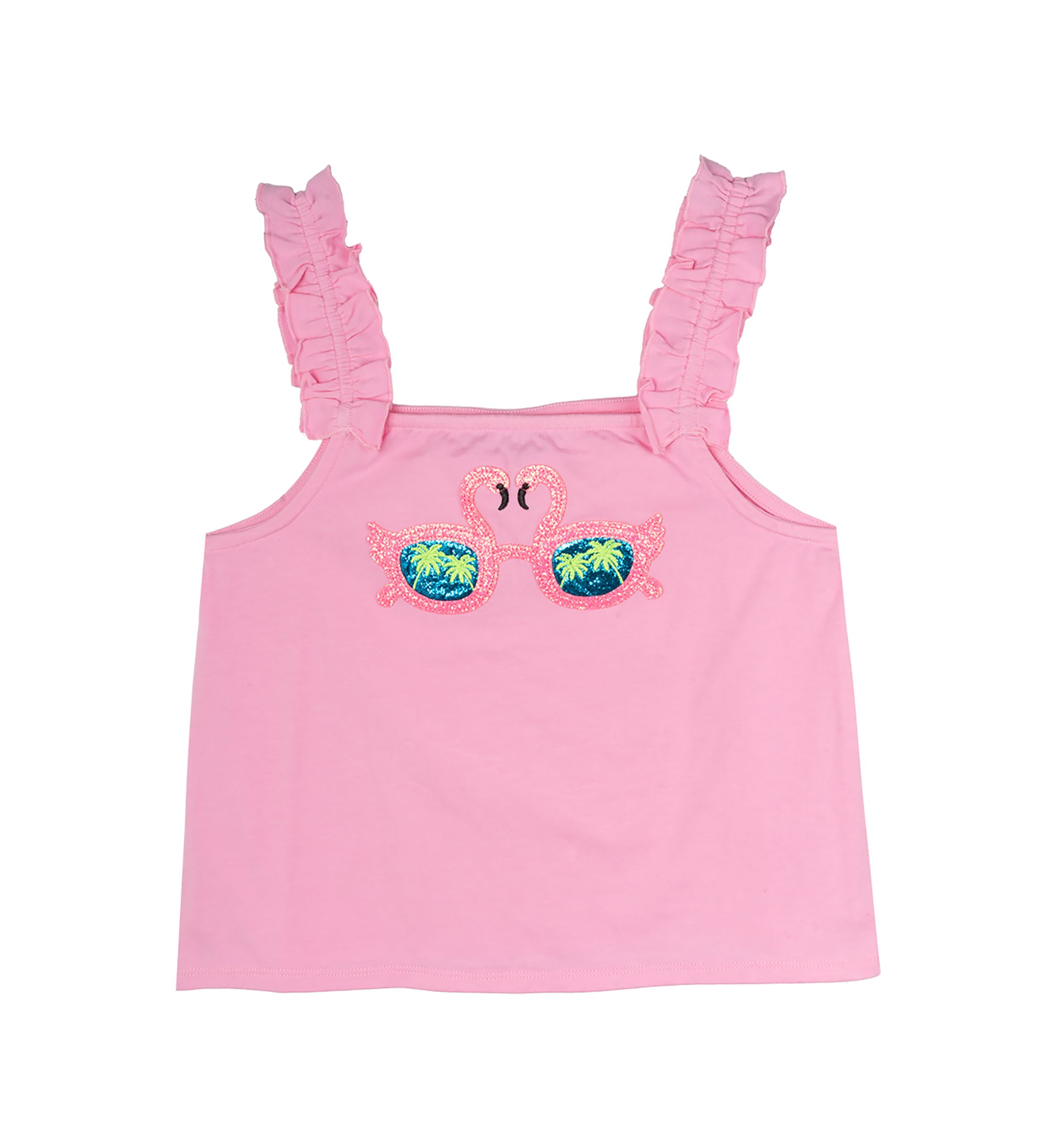 Girls 7-16 Flamingo Graphic Tank Top
