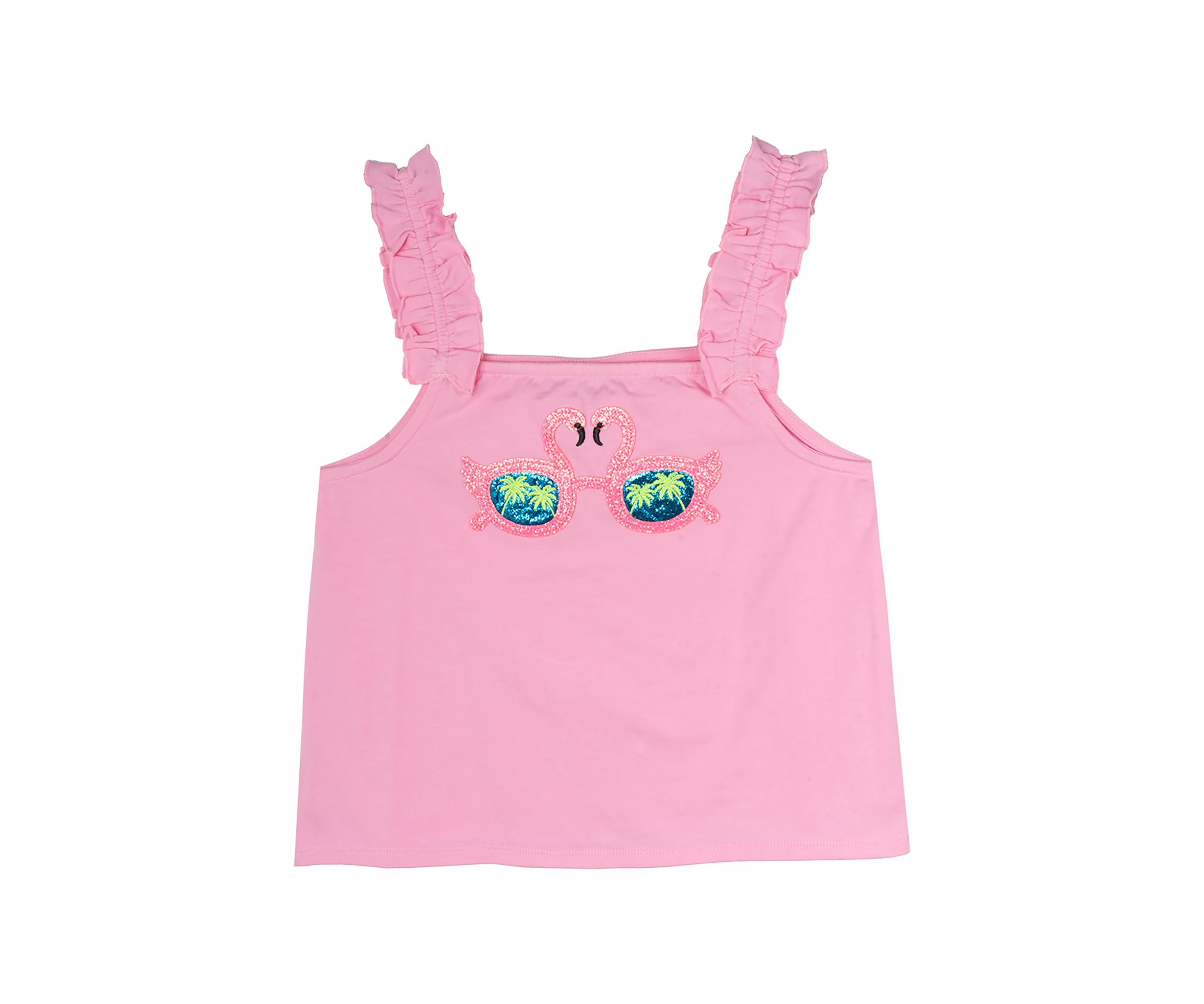 Girls 7-16 Flamingo Graphic Tank Top