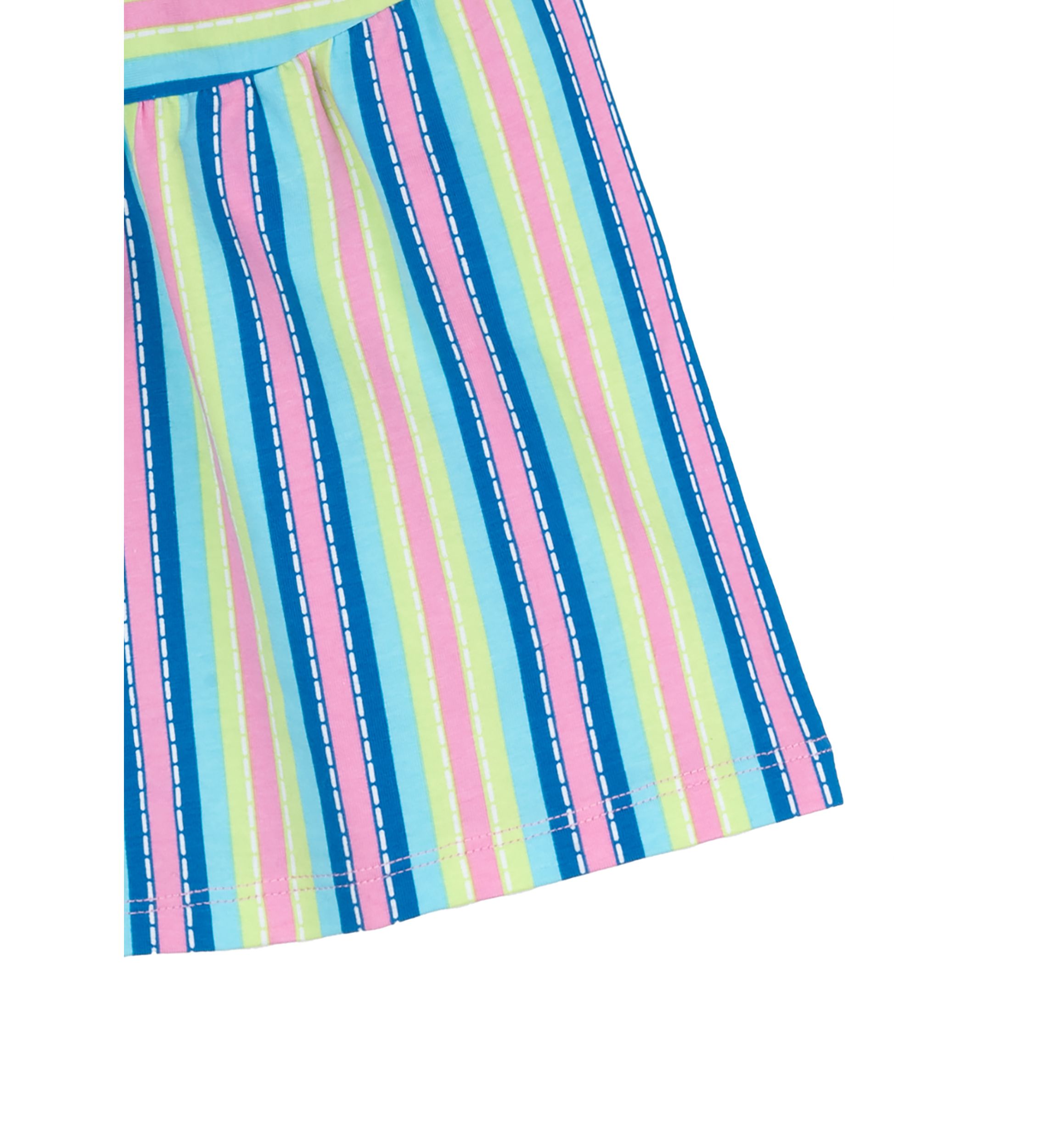 Girls 7-16 Striped Shorts