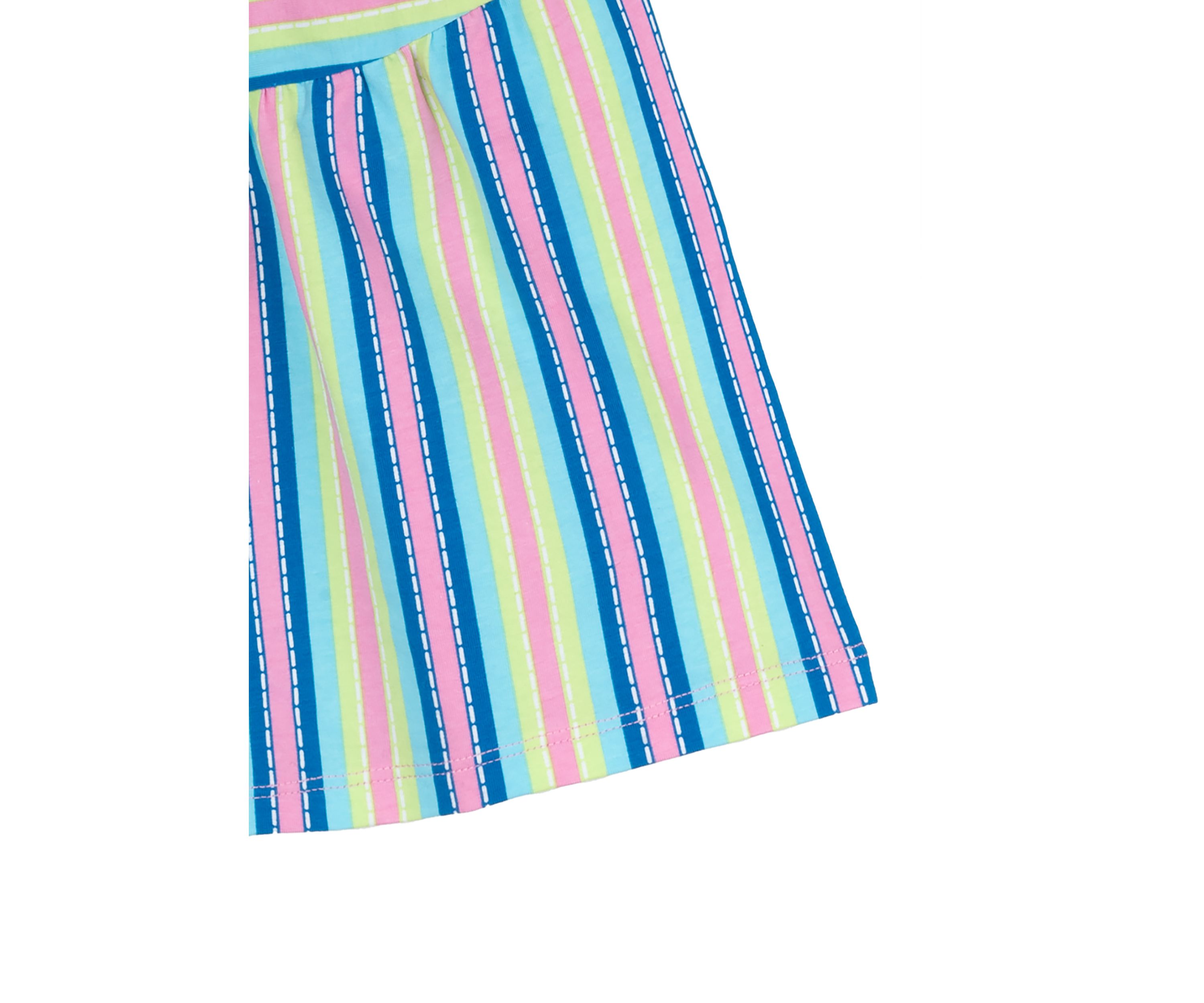 Girls 7-16 Striped Shorts