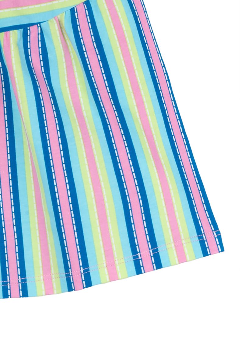 Girls 7-16 Striped Shorts