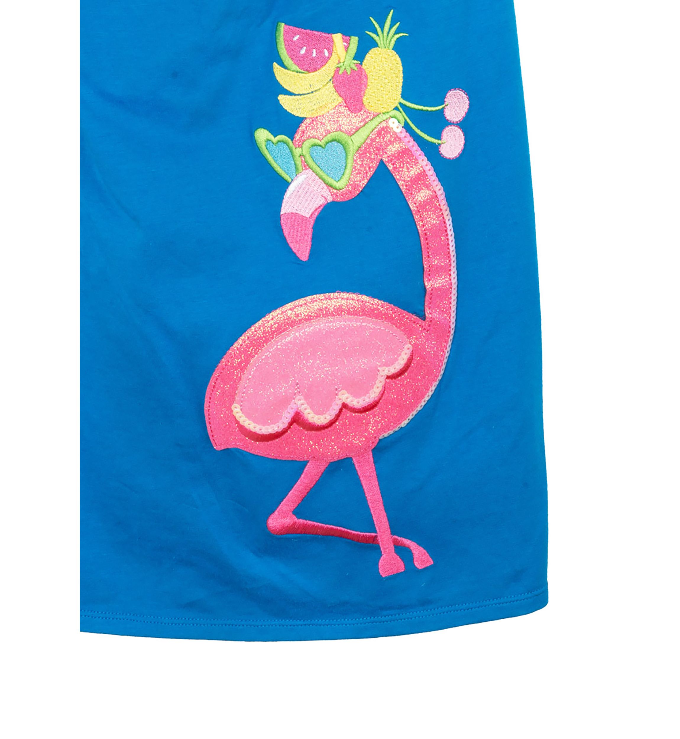 Girls 7-16 Sleeveless Flamingo Dress 
